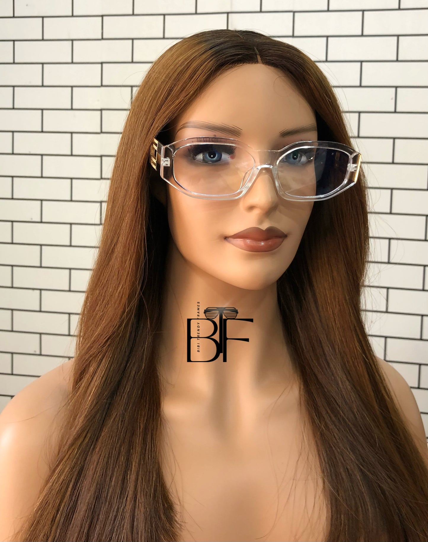 BTF-0105: 90s Stylish Unisex Square Frame Luxury Sunglasses.