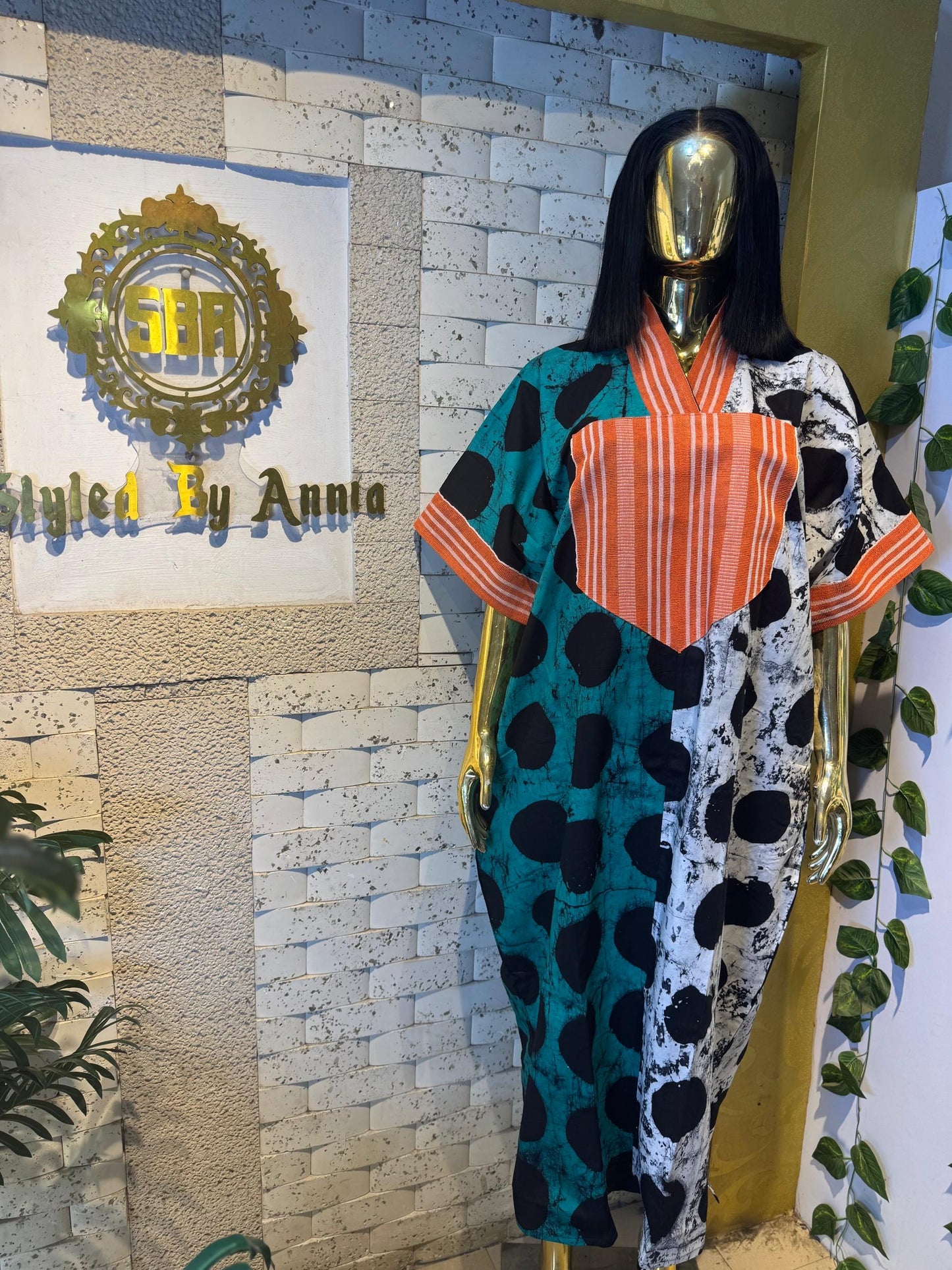 ANN's Oversized Adire and Asoke Bubu Gown