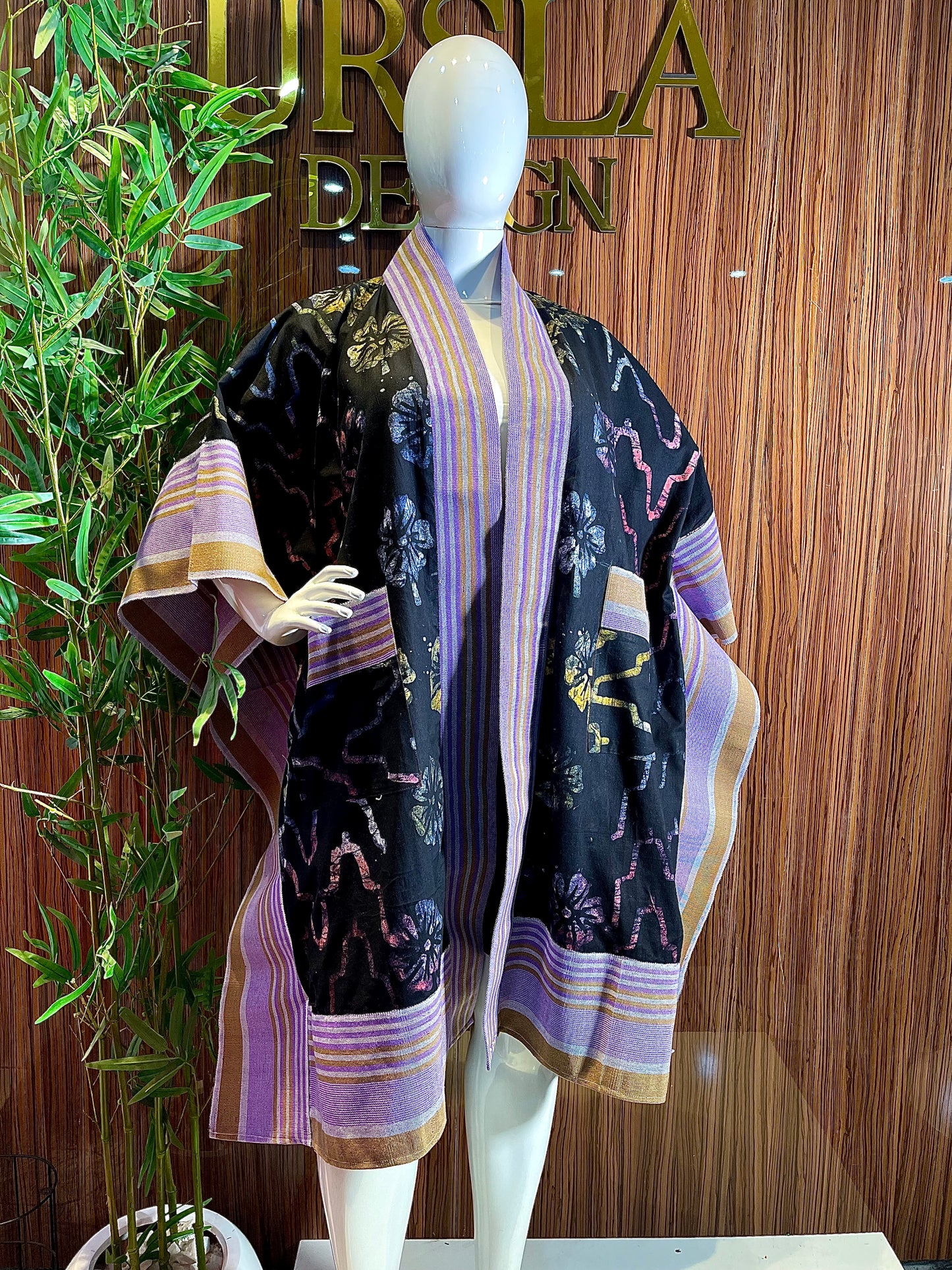 Aduke African Print Asoke Kimono / Cape Cover