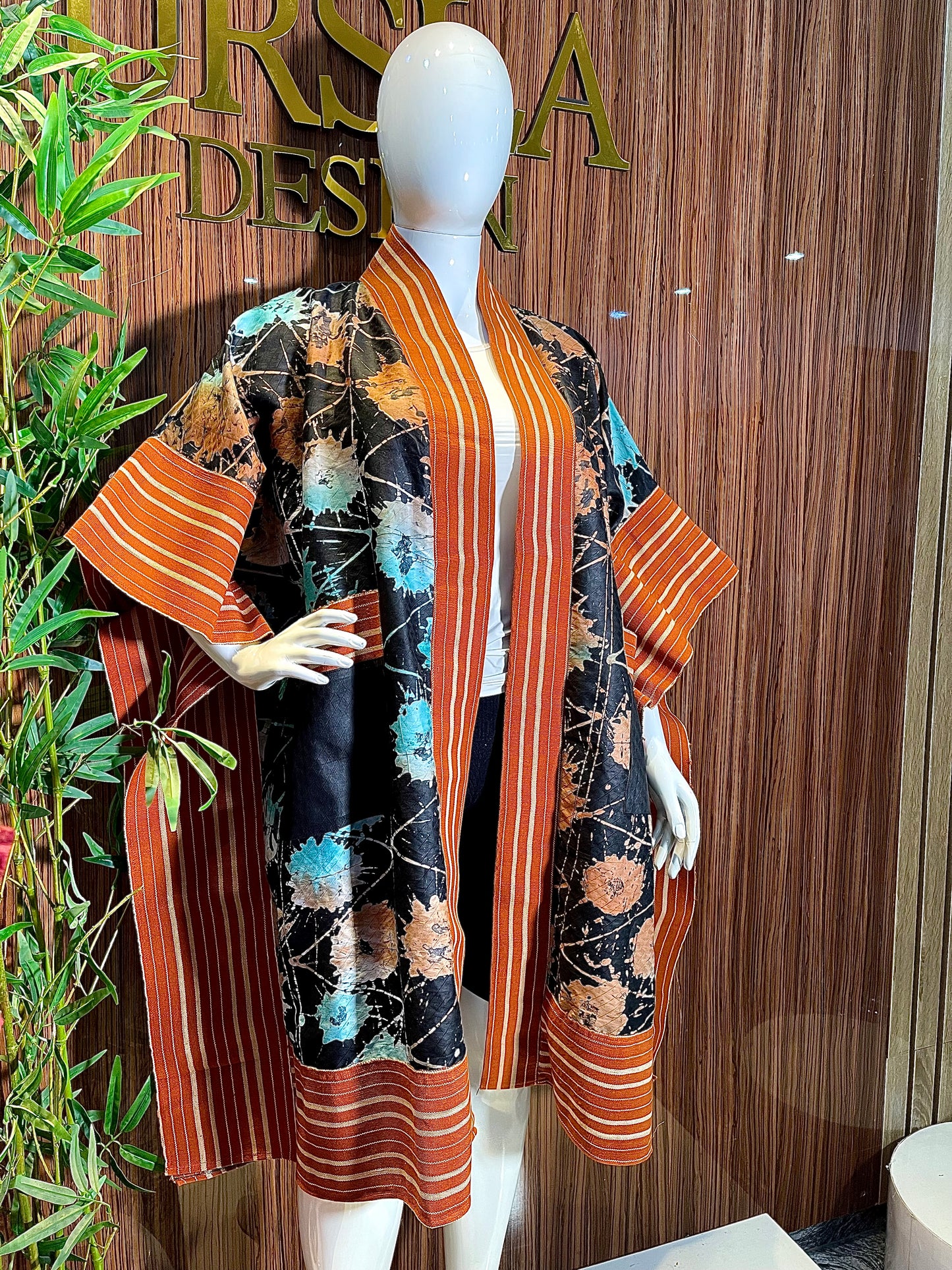 Aduke African Print Asoke Kimono / Cape Cover