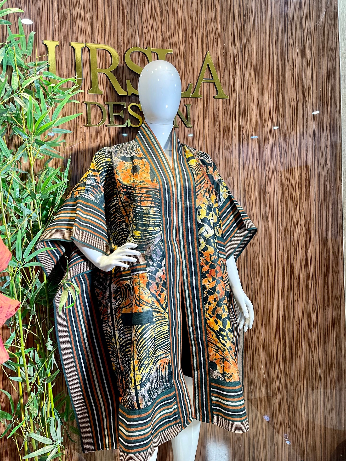 Aduke African Print Asoke Kimono / Cape Cover