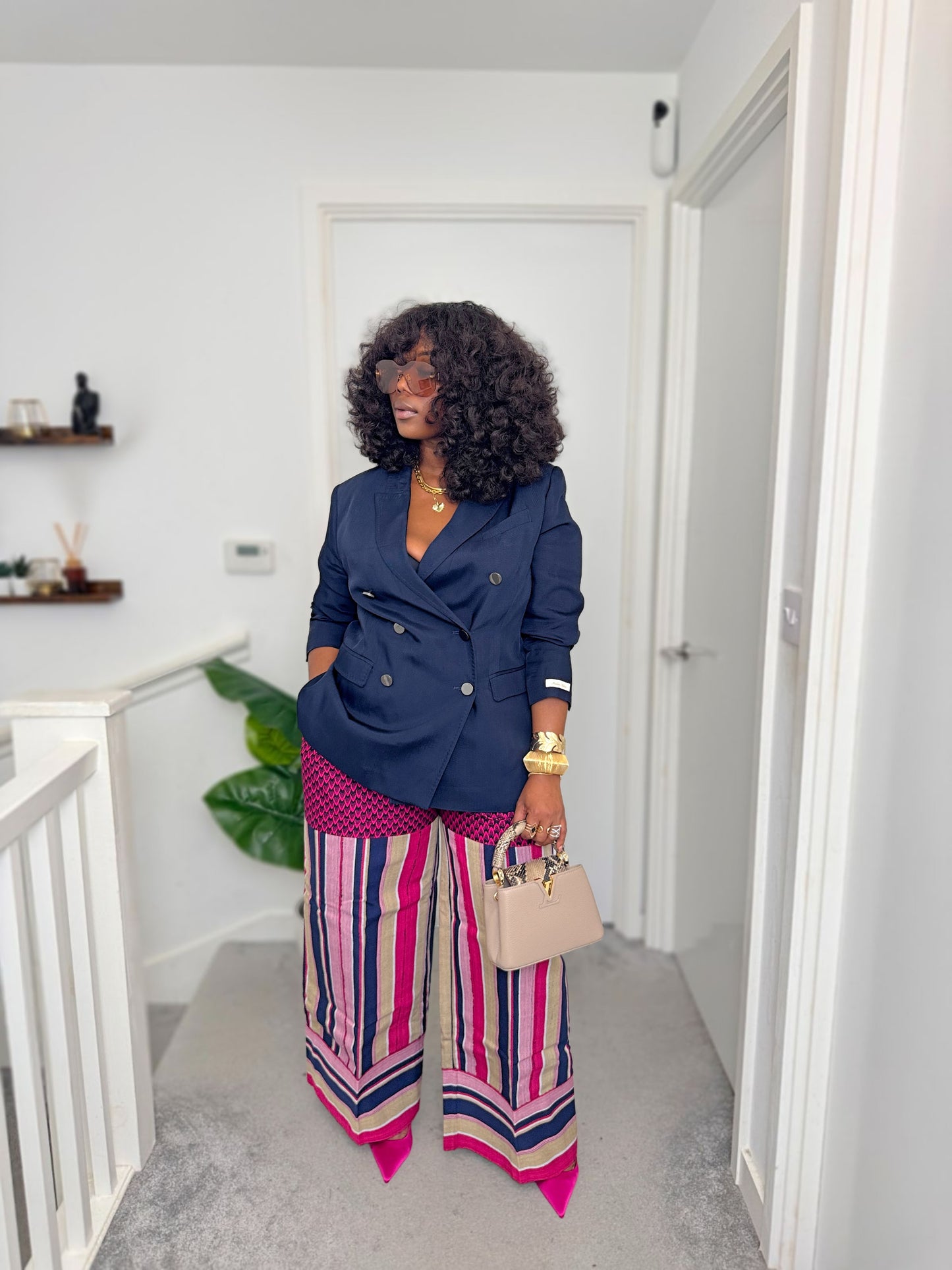 Adaola: African Ankara and Asooke Mixed Luxury Pant
