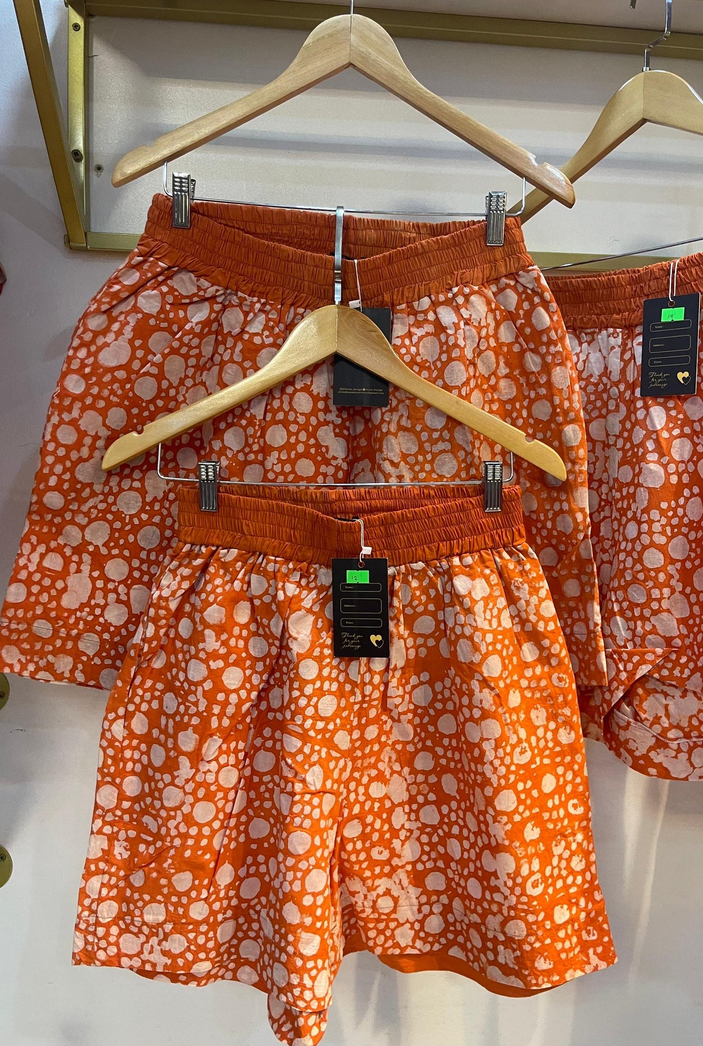 Arike Short - Adire Print Oversized Short