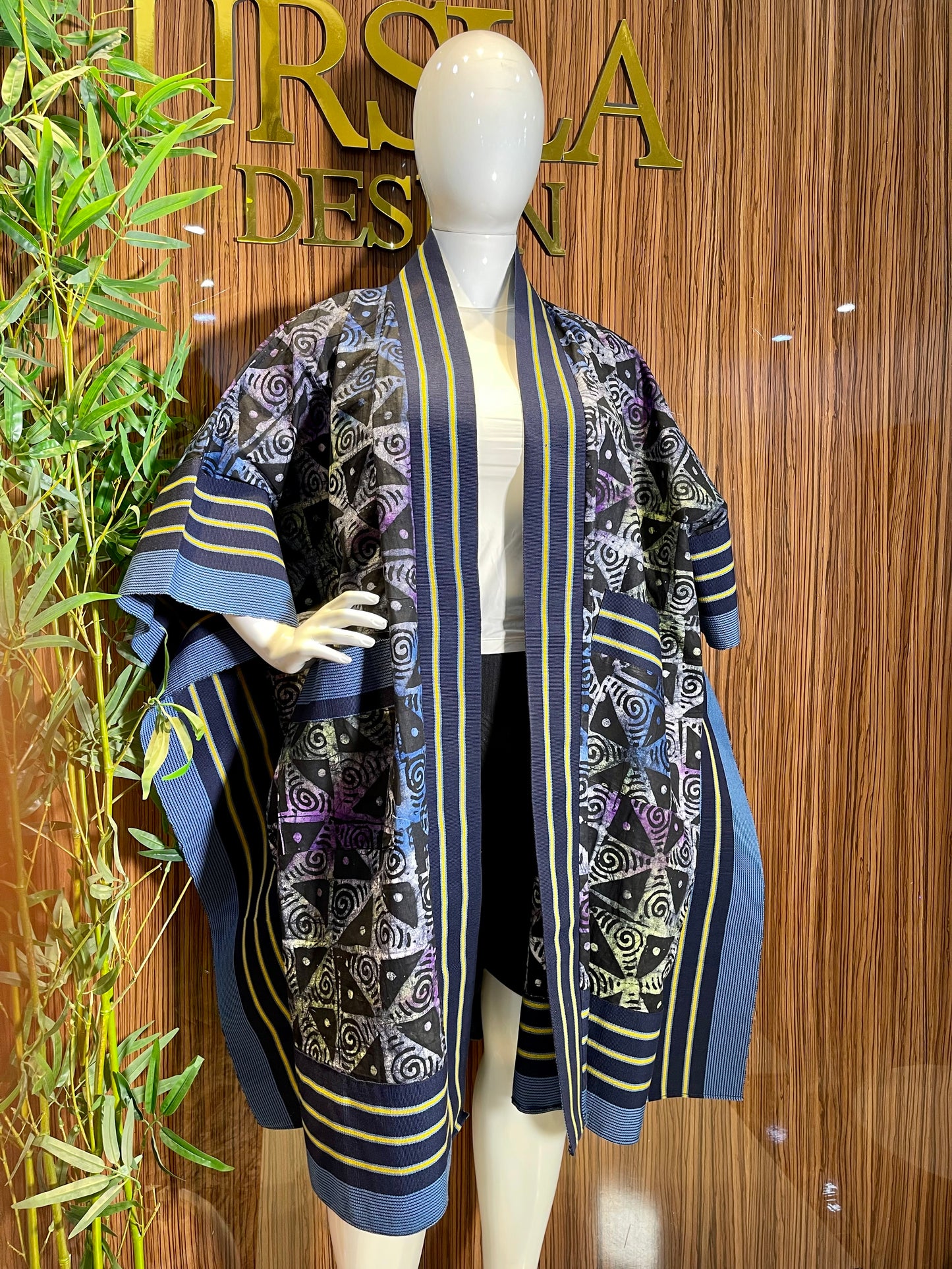 Aduke African Print Asoke Kimono / Cape Cover