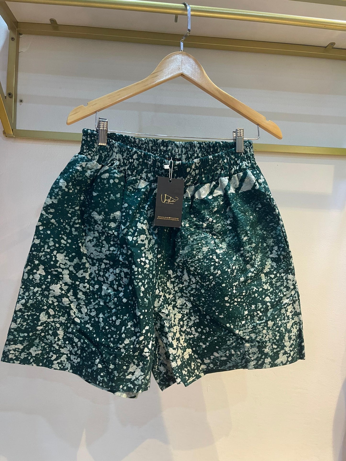 Arike Short - Adire Print Oversized Short
