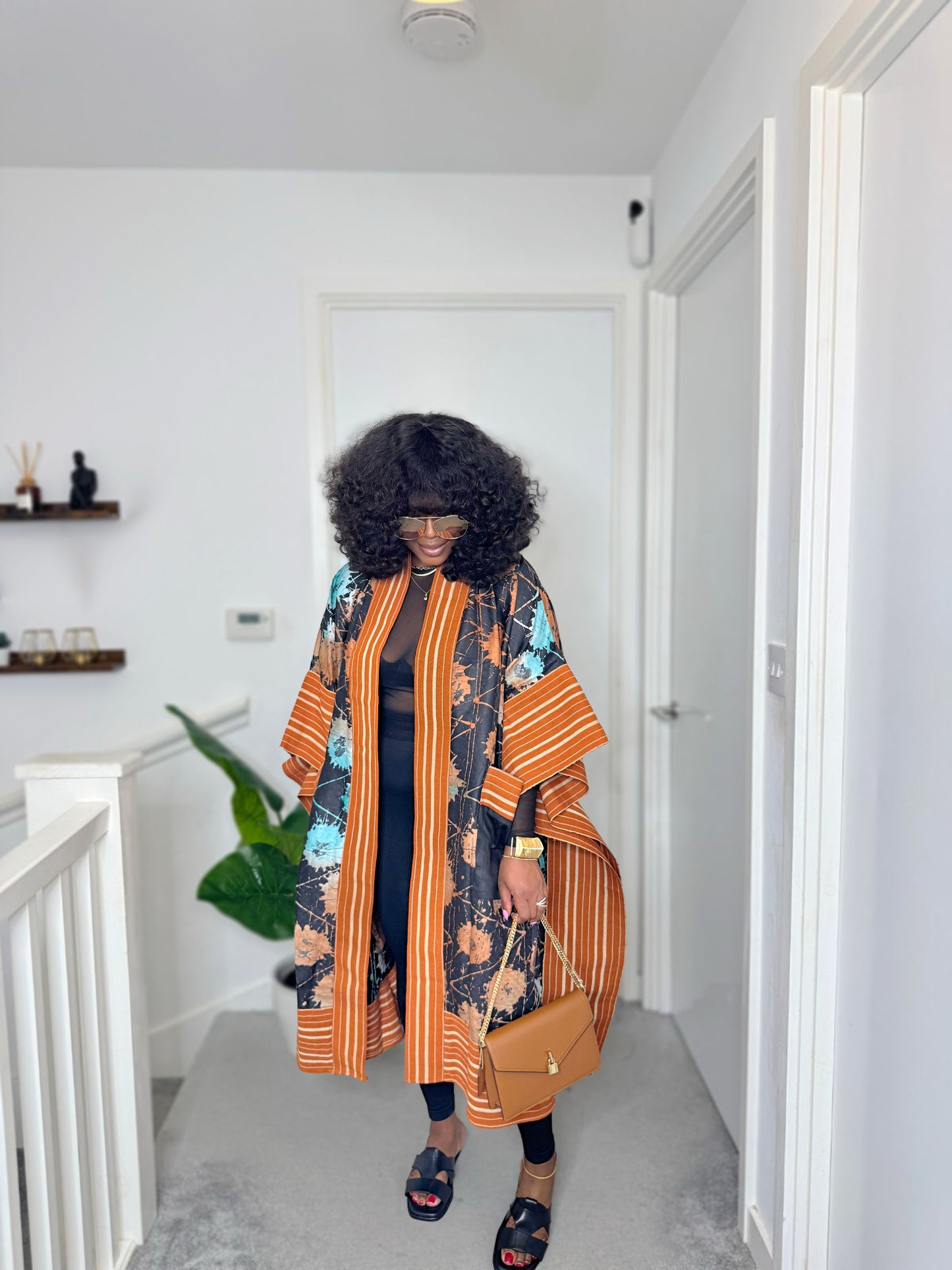 Aduke African Print Asoke Kimono / Cape Cover