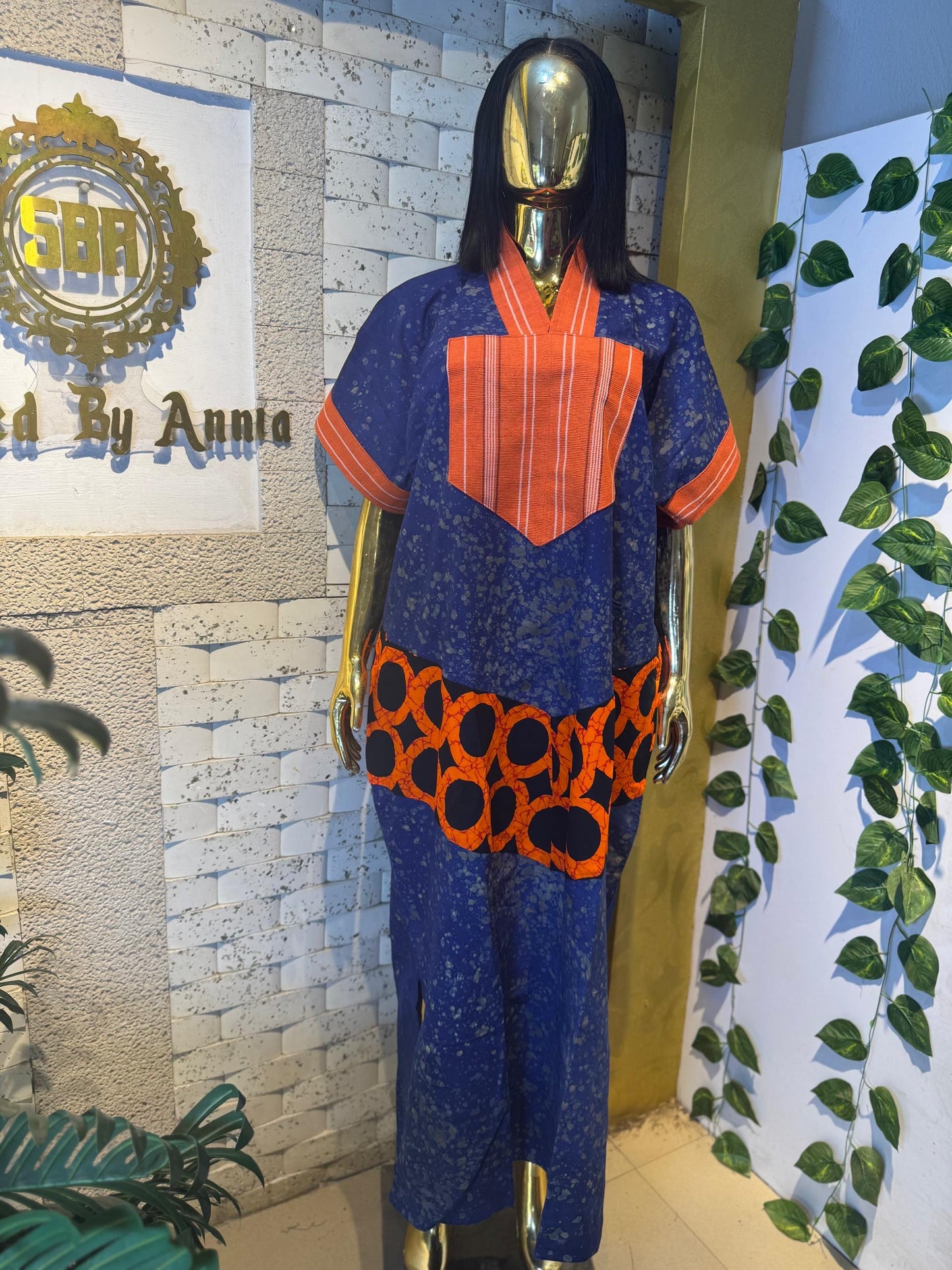 ANN's Oversized Adire and Asoke Bubu Gown