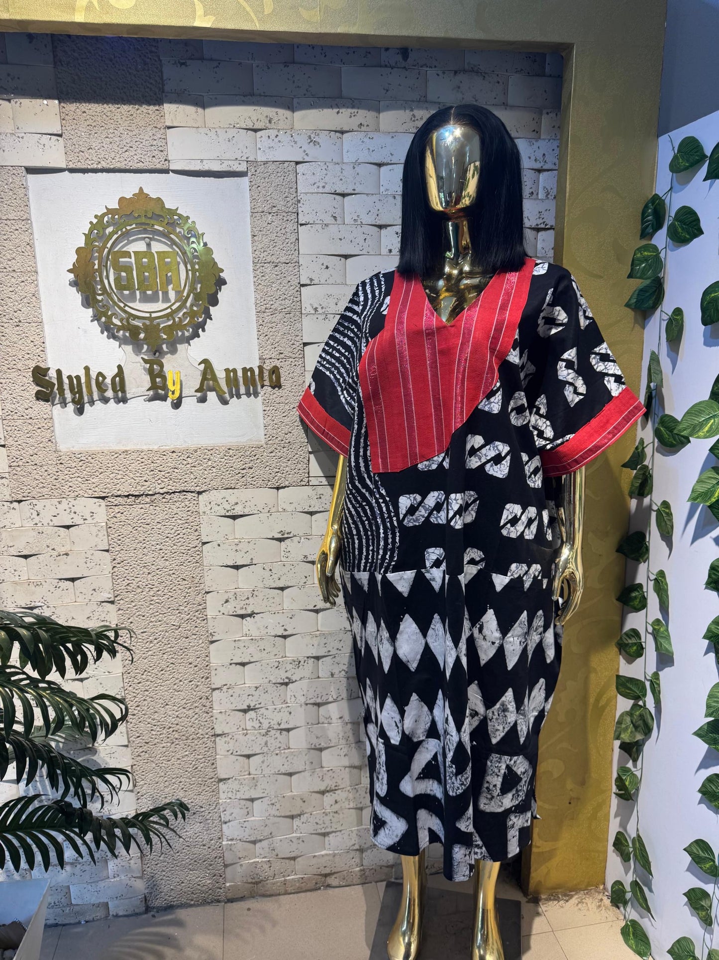 ANN's Oversized Adire and Asoke Bubu Gown