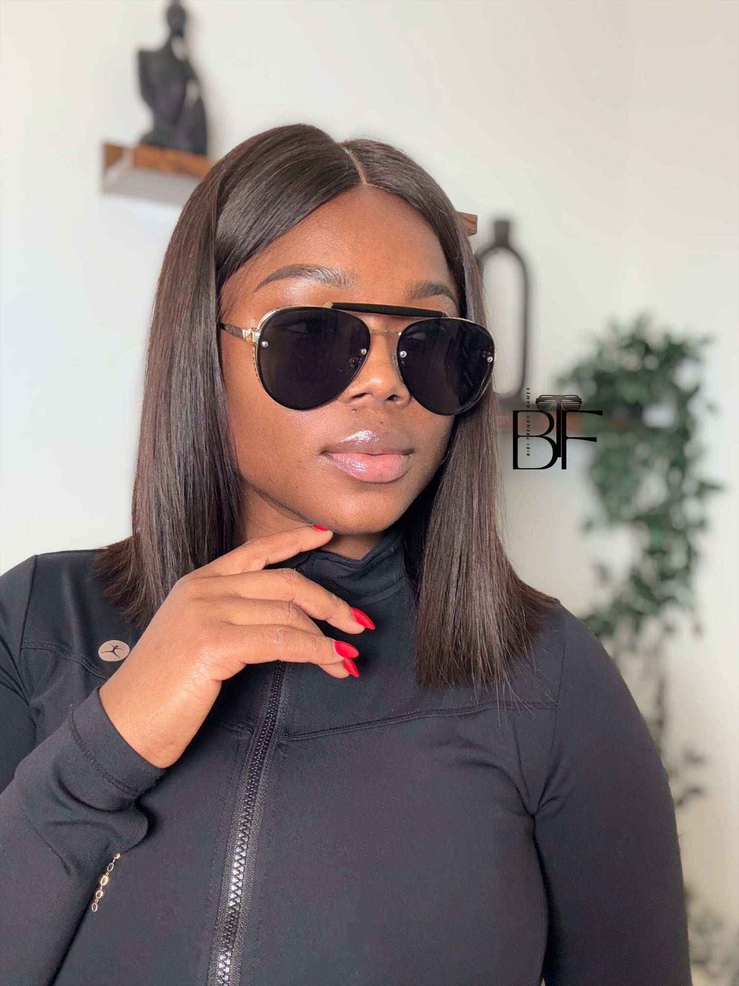 BTF-0137: Pilot Unisex Frame Sunglasses with UV400 Lens