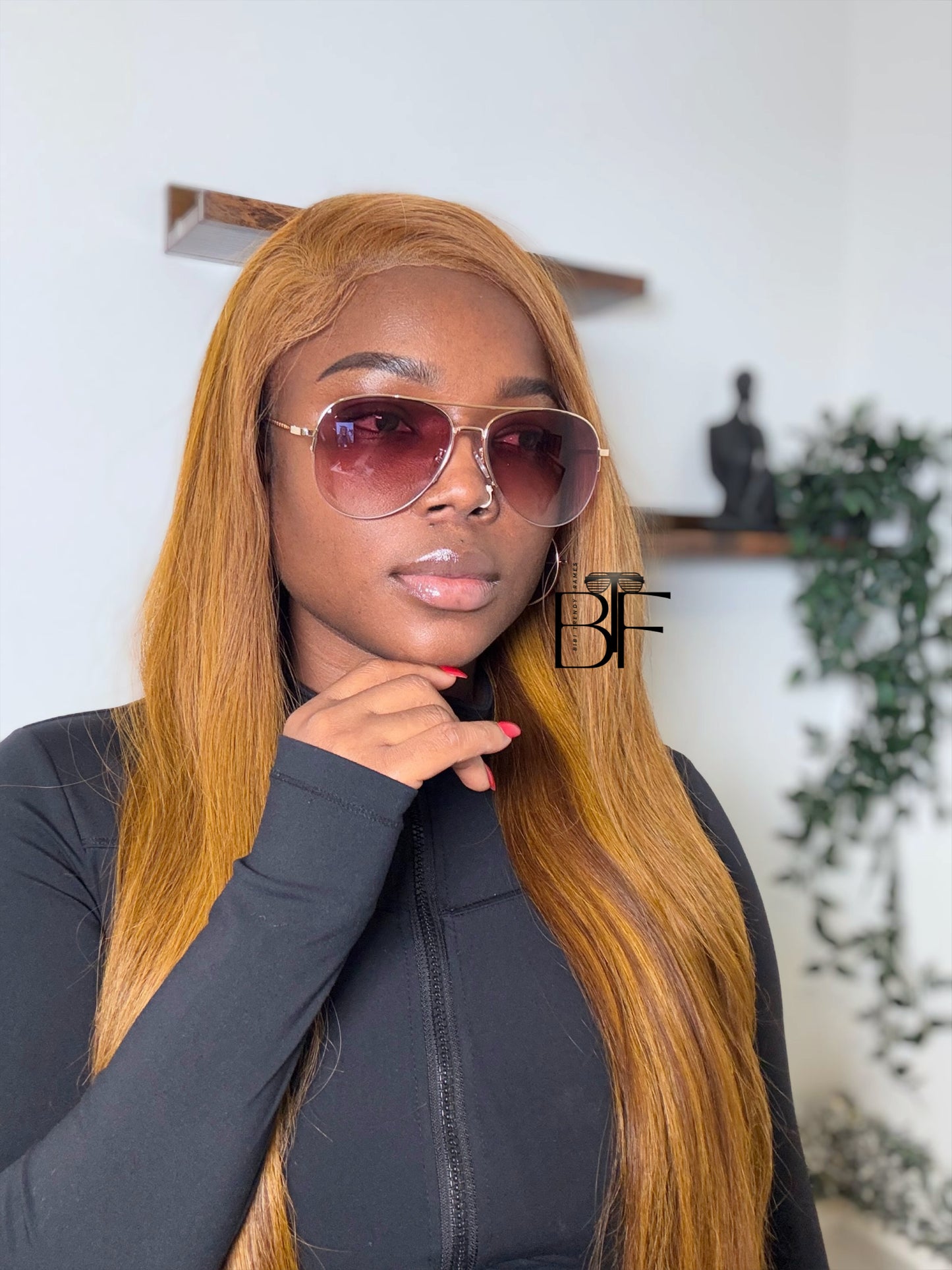 BTF-0139: Pilot Frame Unisex Vintage Sunglasses