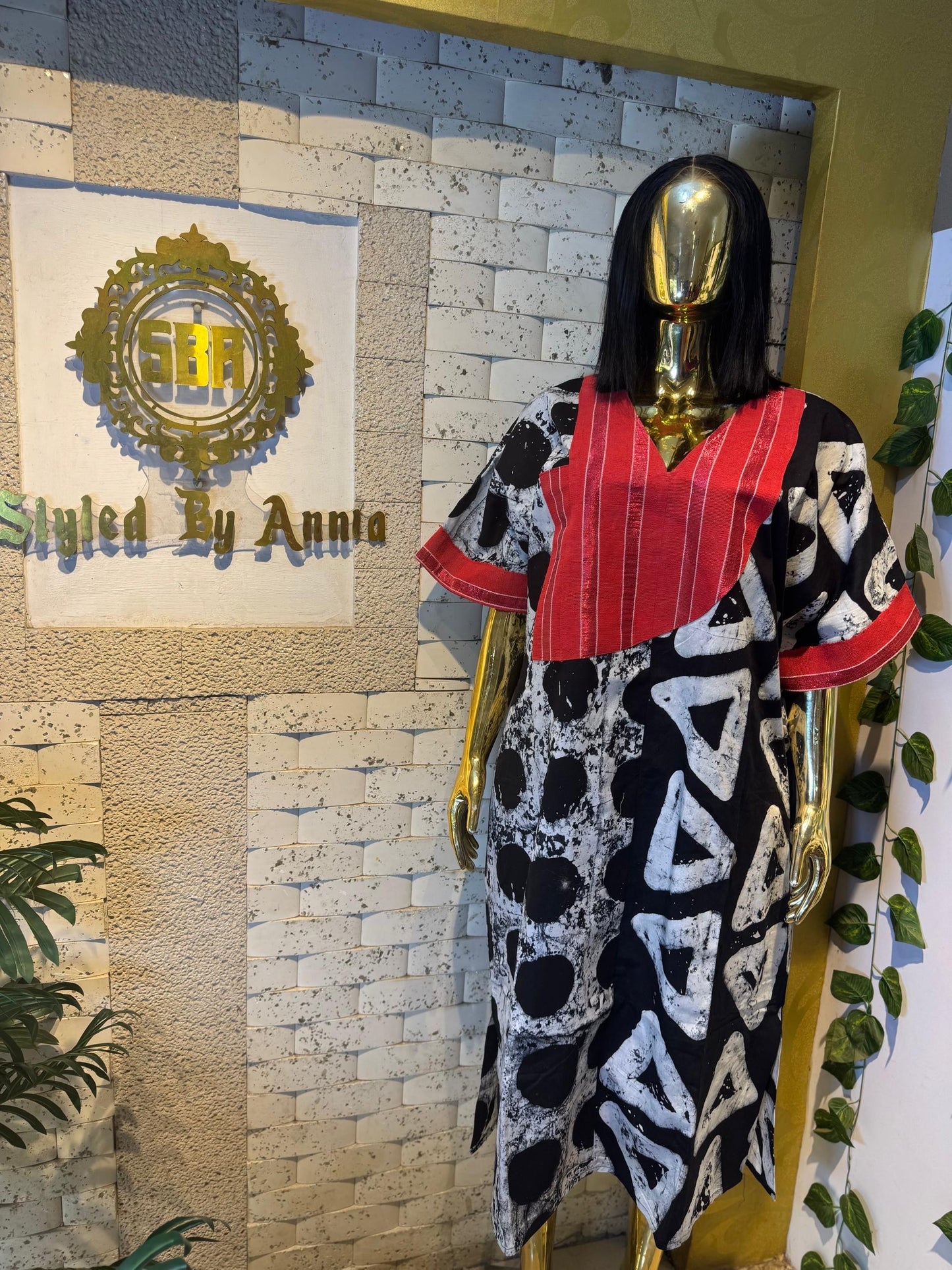 ANN's Oversized Adire and Asoke Bubu Gown