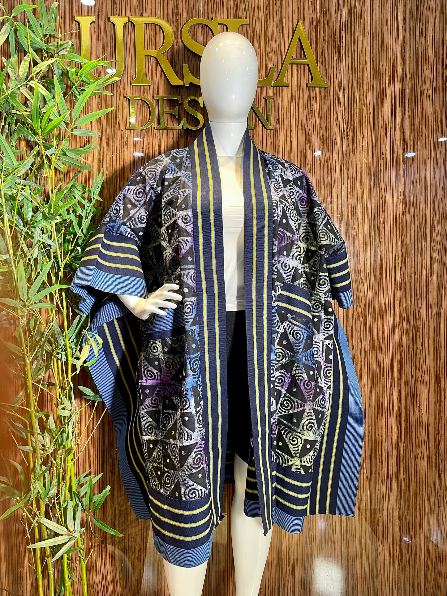 Aduke African Print Asoke Kimono / Cape Cover