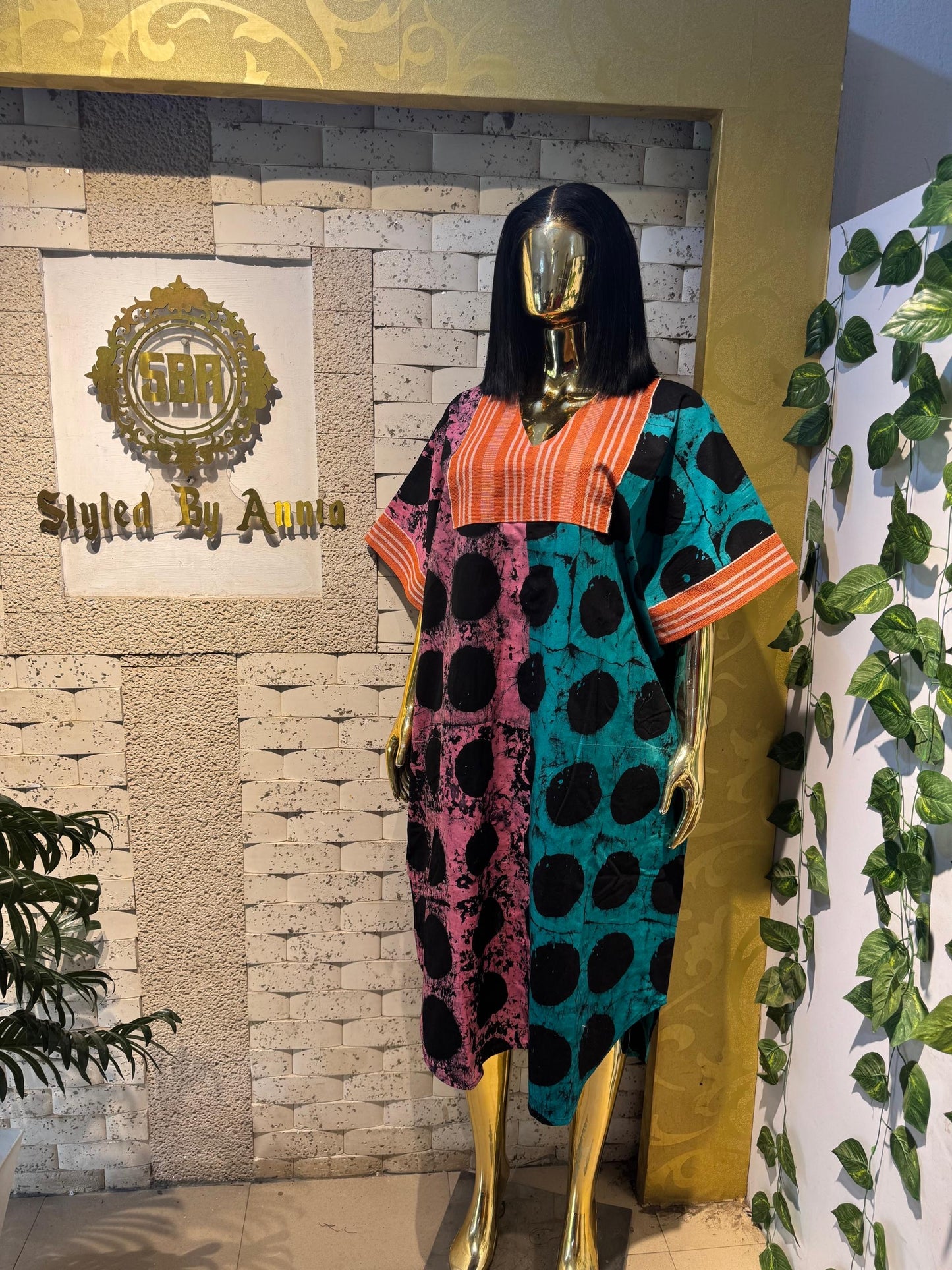 ANN's Oversized Adire and Asoke Bubu Gown