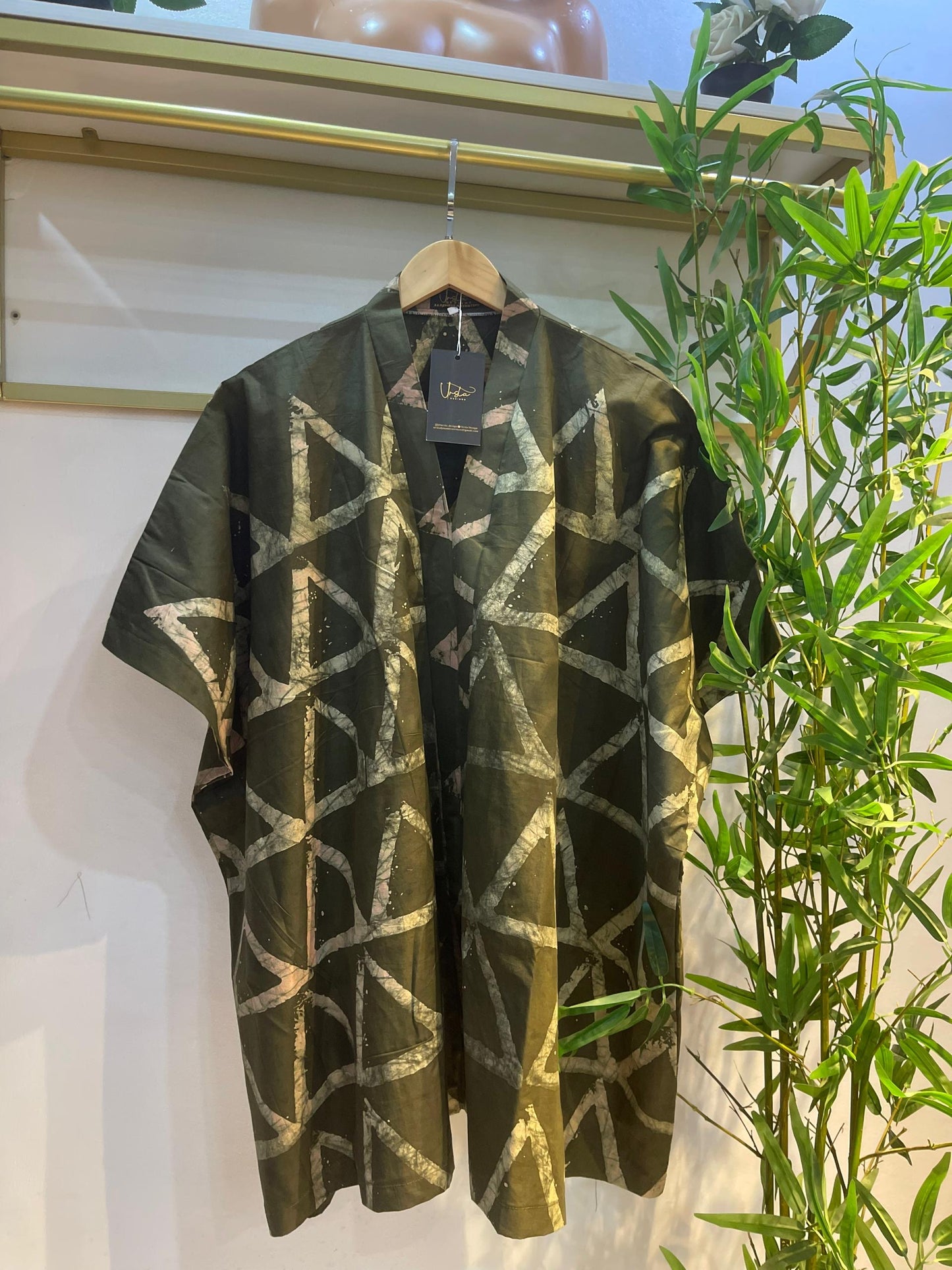 Arike Bubu- Adire Print Oversized Bubu