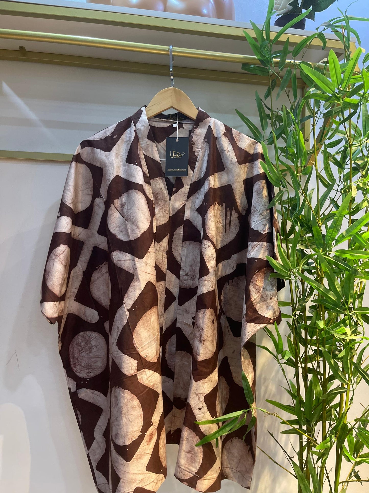 Arike Bubu- Adire Print Oversized Bubu