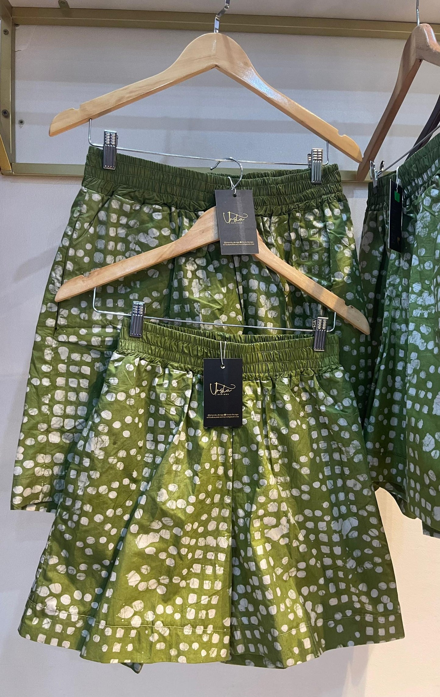 Arike Short - Adire Print Oversized Short
