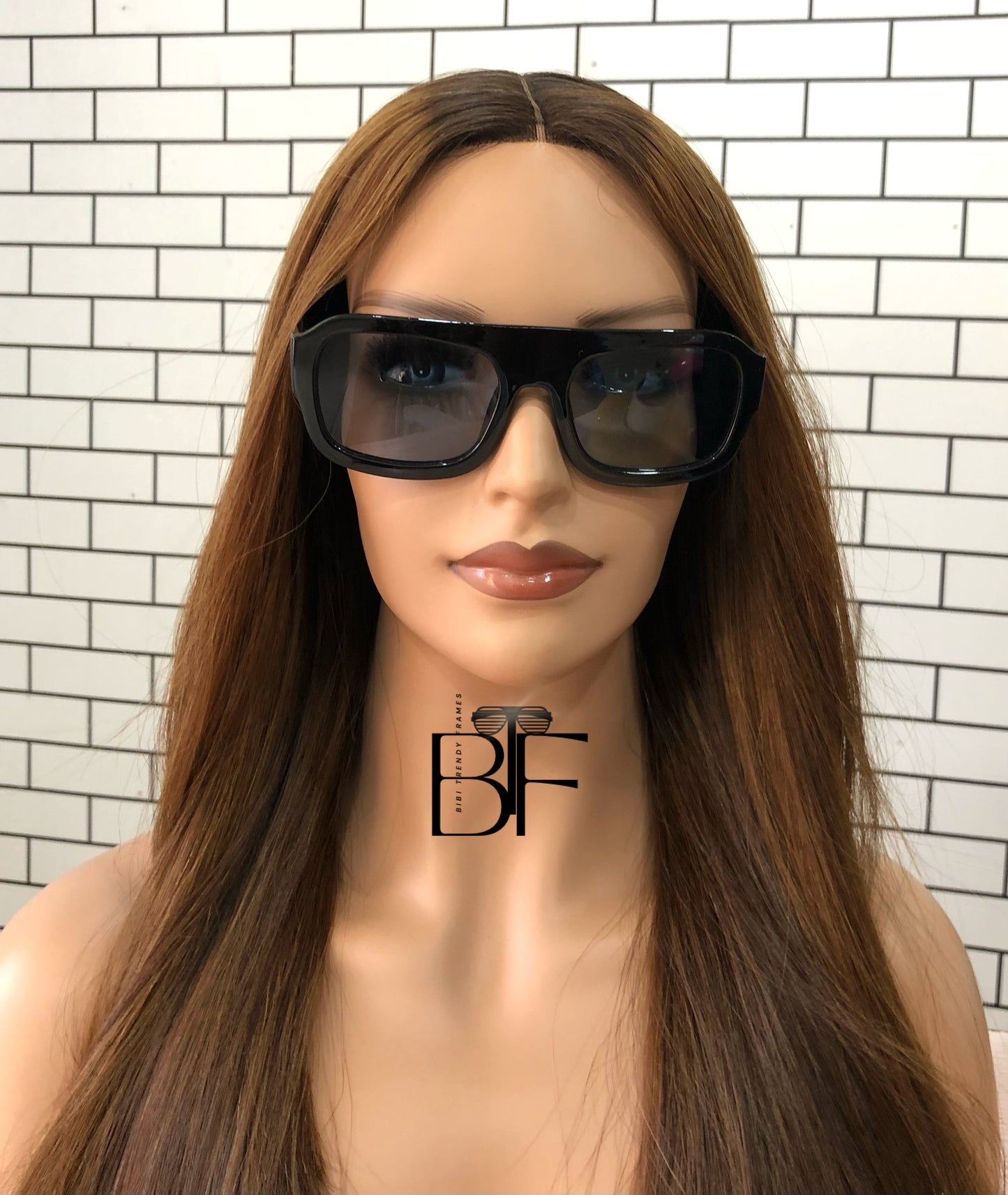 BTF-0102: Retro Pilot 70s Sunglasses for Women/Men square Thick Frame Trendy Hexagonal
