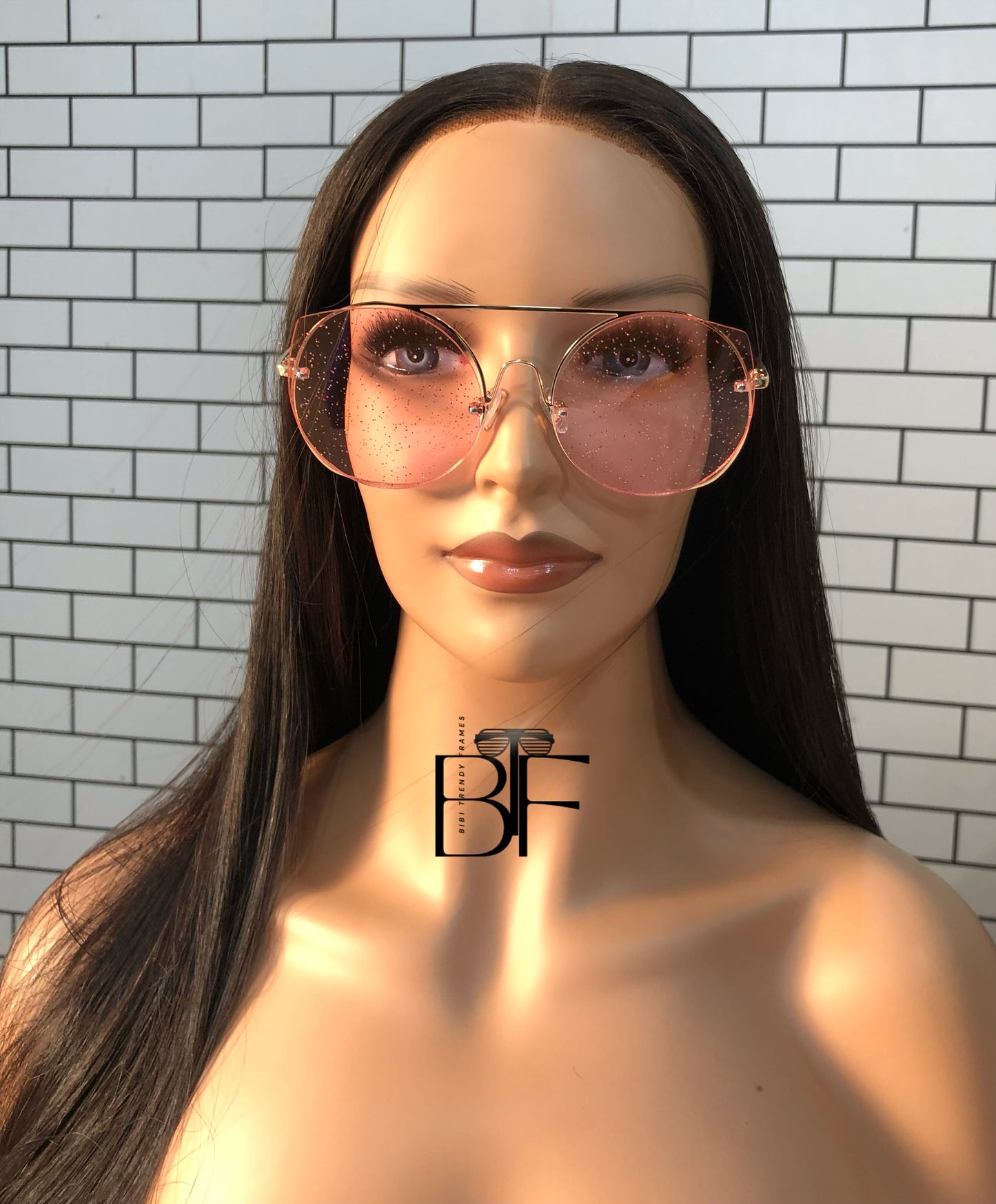 BTF-0085: Vintage Ocean Lens Round Cat Eye Sunglasses Uv400 Oversized Trendy Len