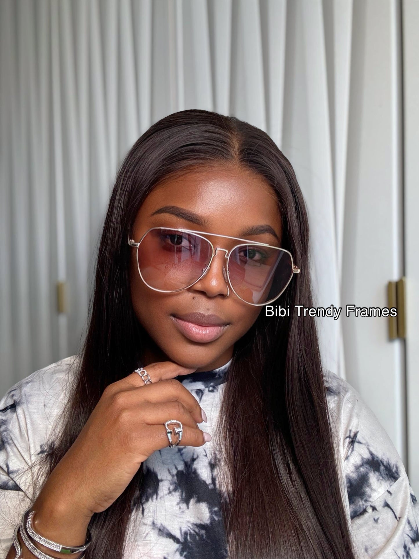 BTF-0091: Unisex Oversized Designer Pilot Style Fashion Sunglasses