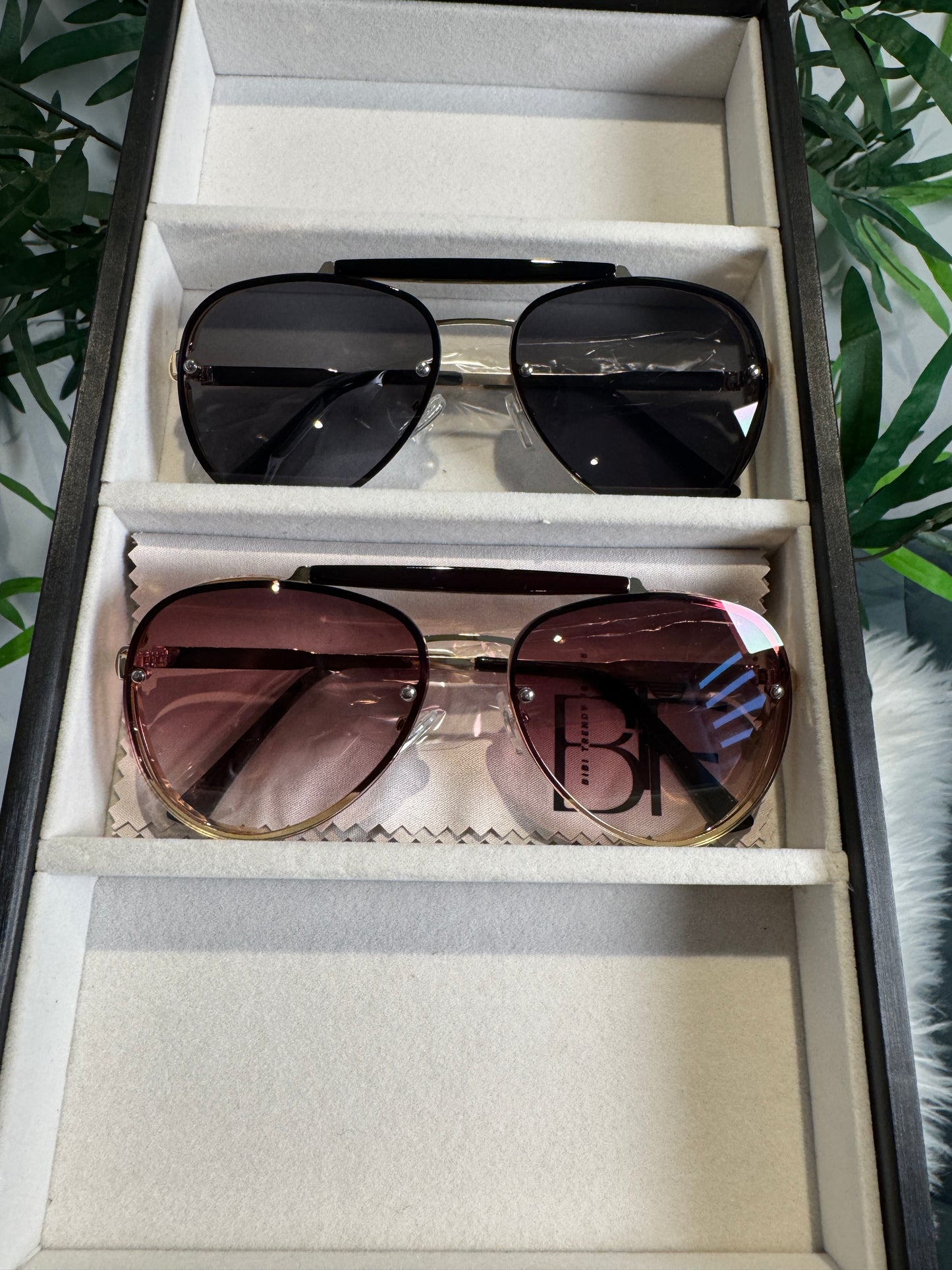 BTF-0137: Pilot Unisex Frame Sunglasses with UV400 Lens