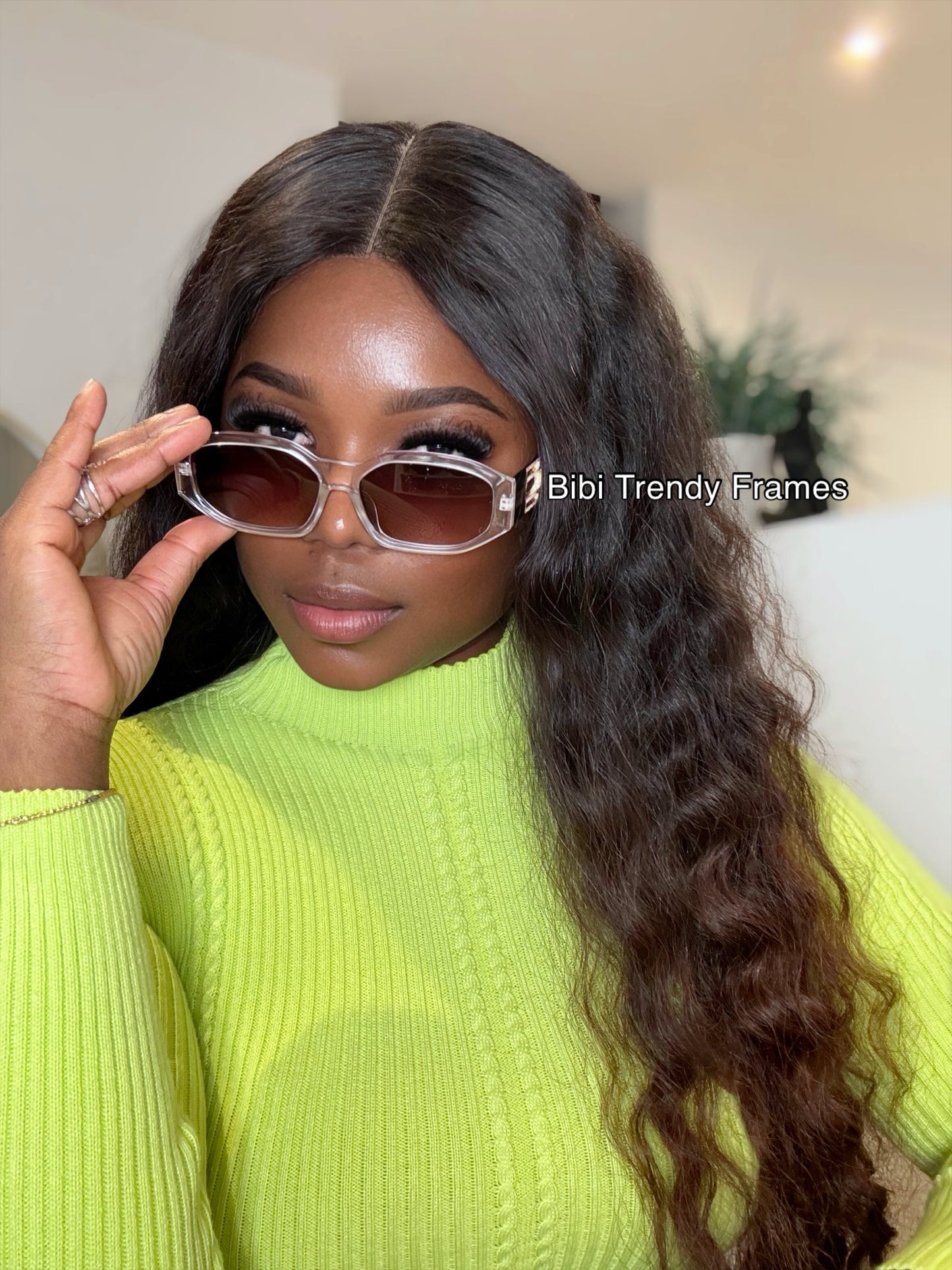 BTF-0105: 90s Stylish Unisex Square Frame Luxury Sunglasses.