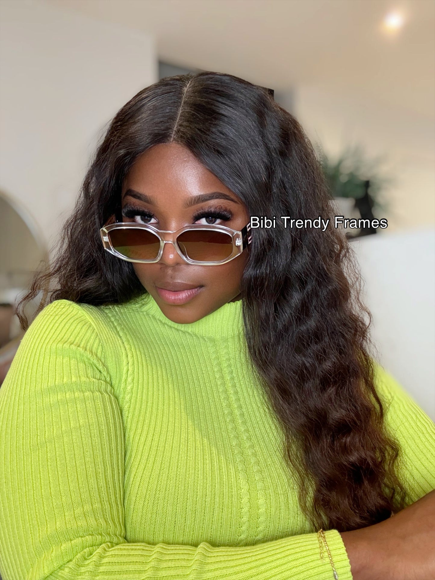 BTF-0105: 90s Stylish Unisex Square Frame Luxury Sunglasses.