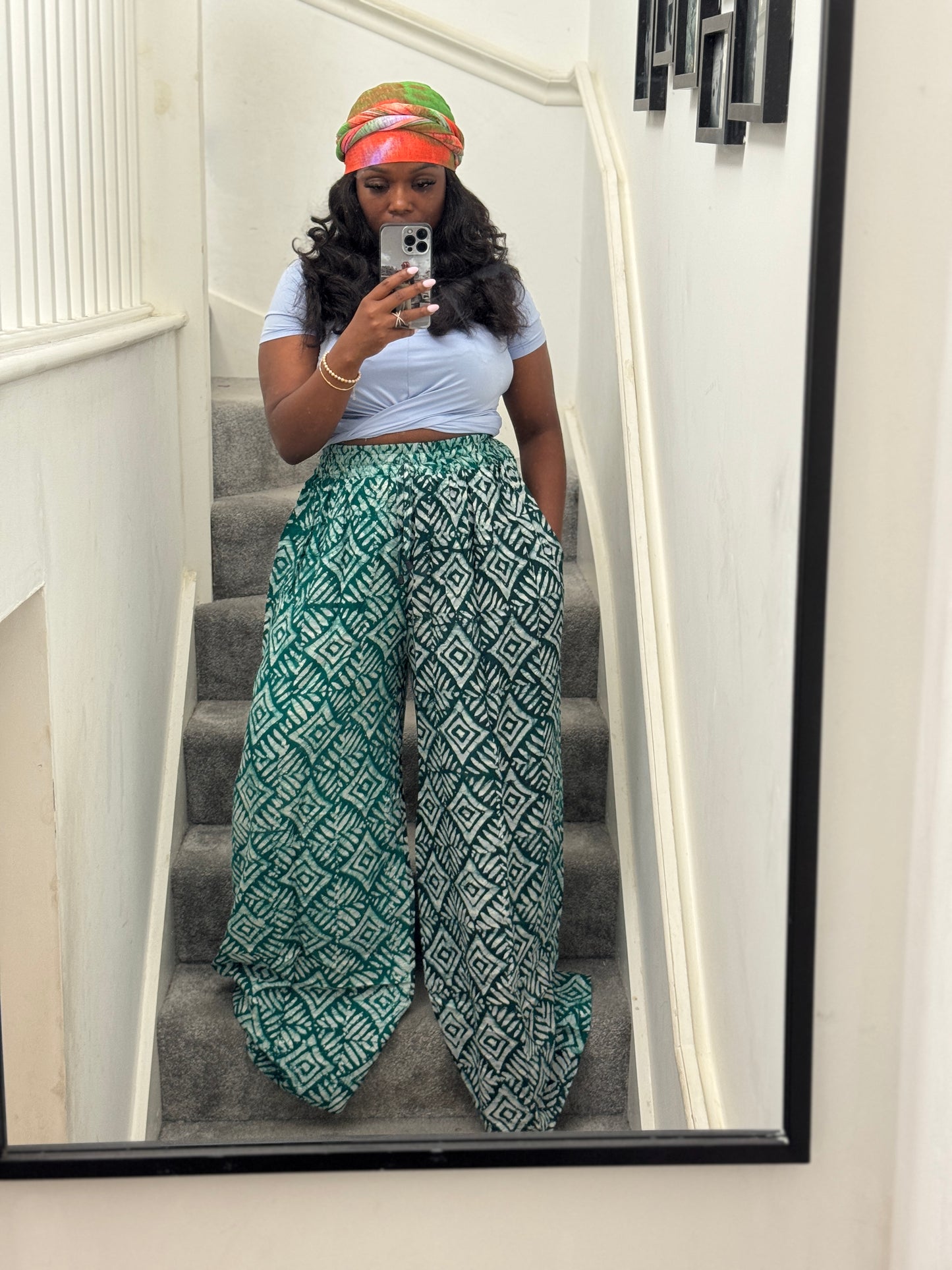 Abeni Oversided African Print Pants