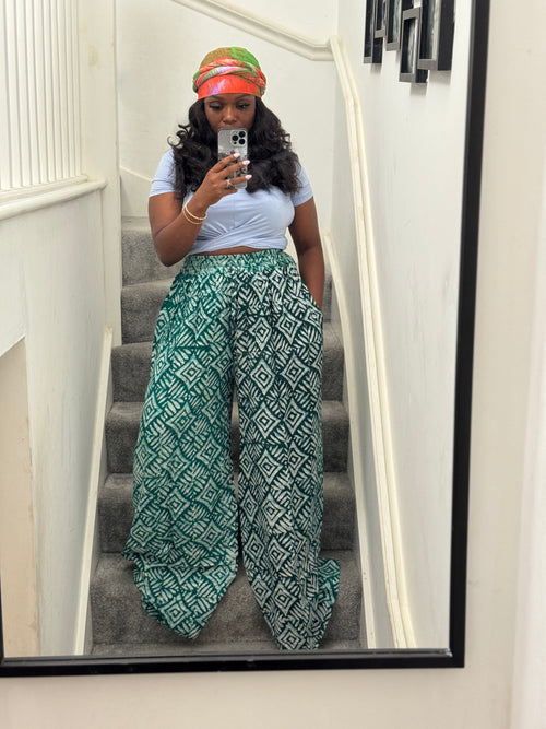 Abeni Oversided African Print Pants