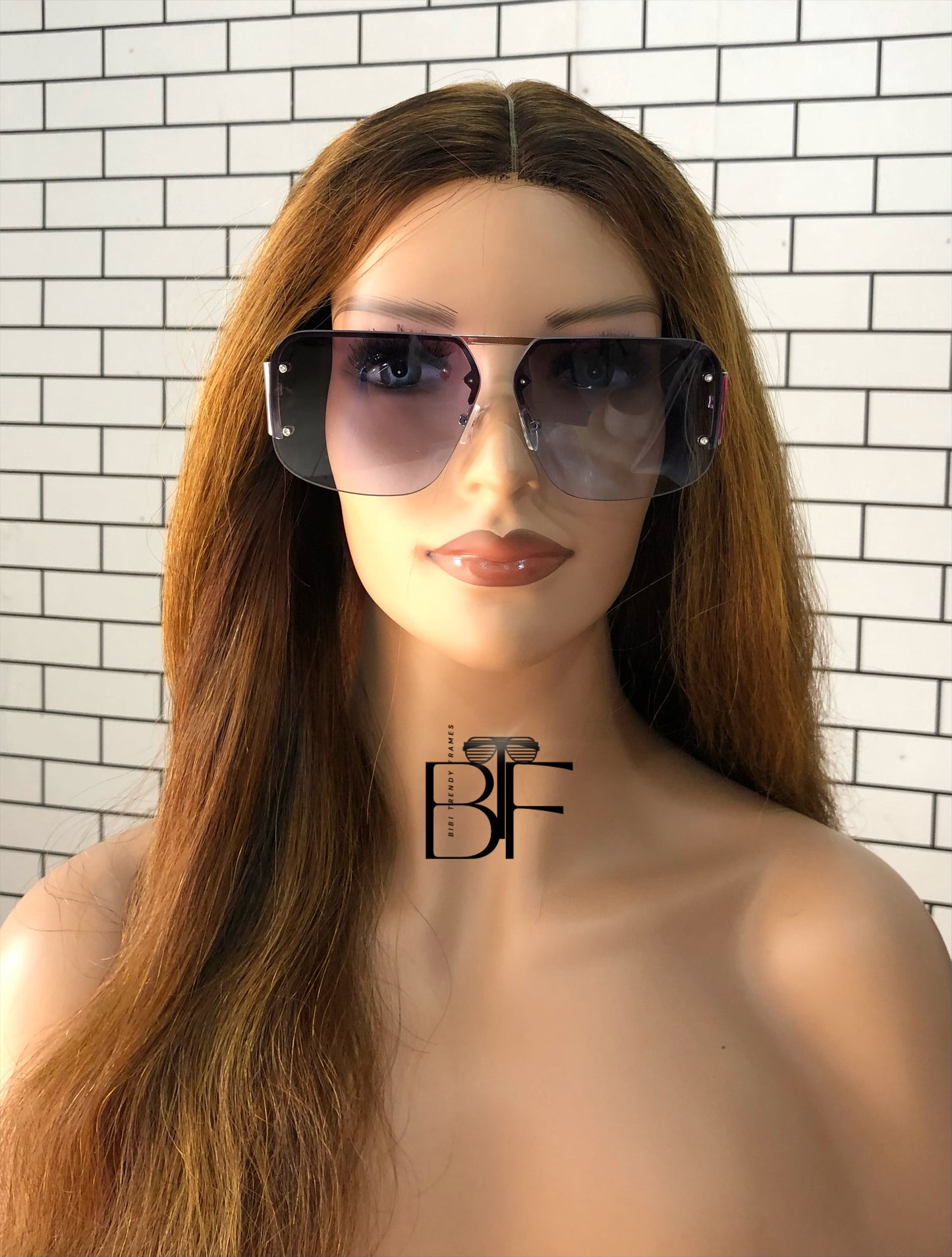 BTF-0119: Vintage Unisex Frameless Square Sunglasses