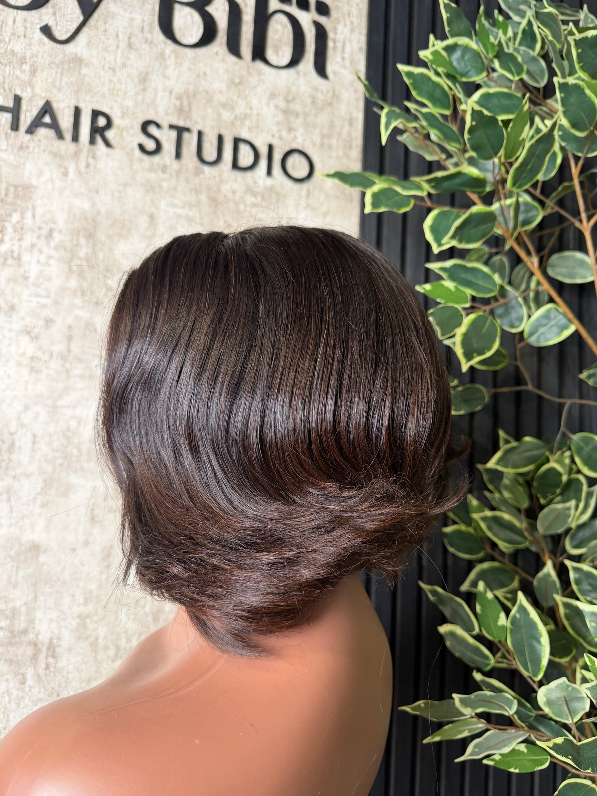 Premium Raw Layered Bob Wig (8")