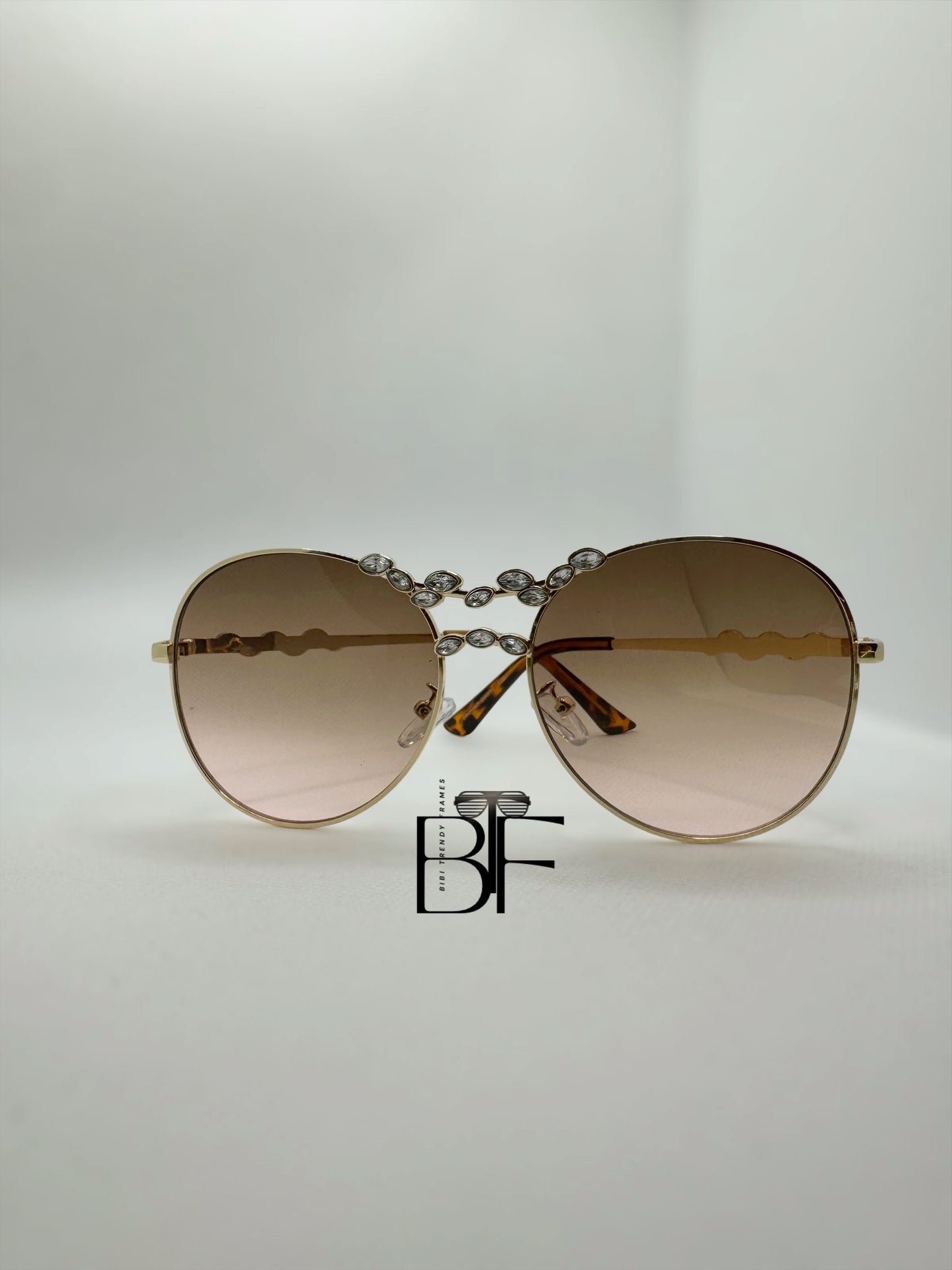 BTF-0155: Round Frame Women Sunglasses Vintage Metal Designer UV400 Lens Retro Glasses