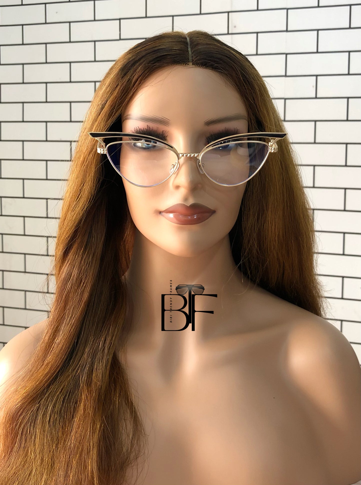 BTF-0121: Cat-Eye Small Frameless Vintage Women Sunglasses