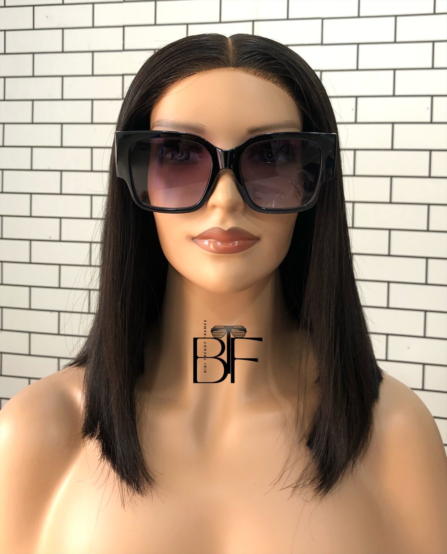 BTF-0097: Stylish Square Full Frame Oversized Sunglasses