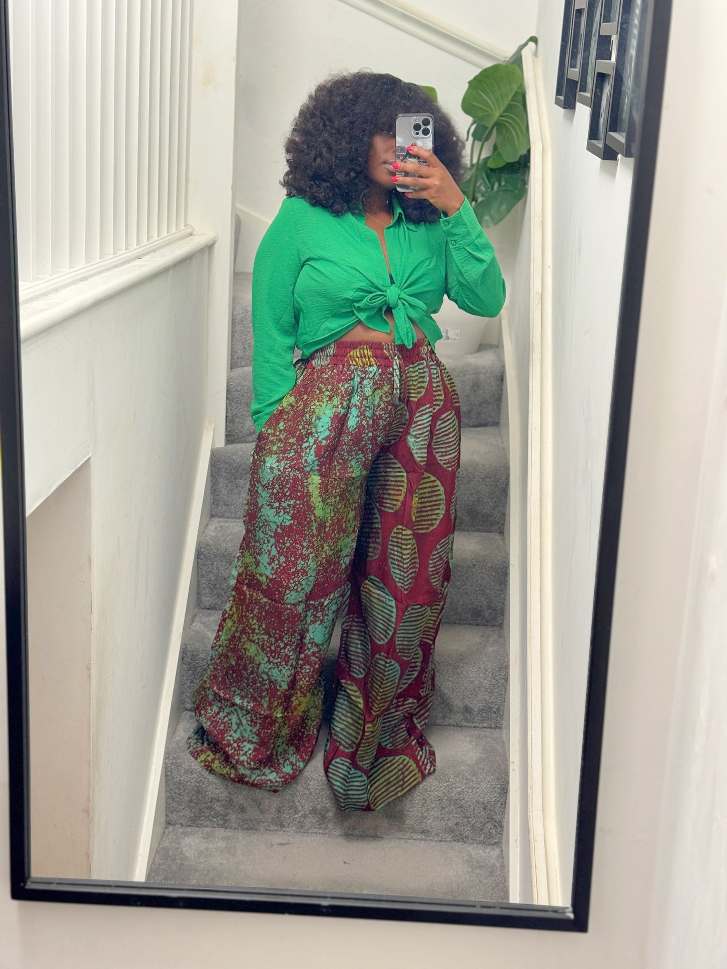 Abeni Oversided African Print Pants