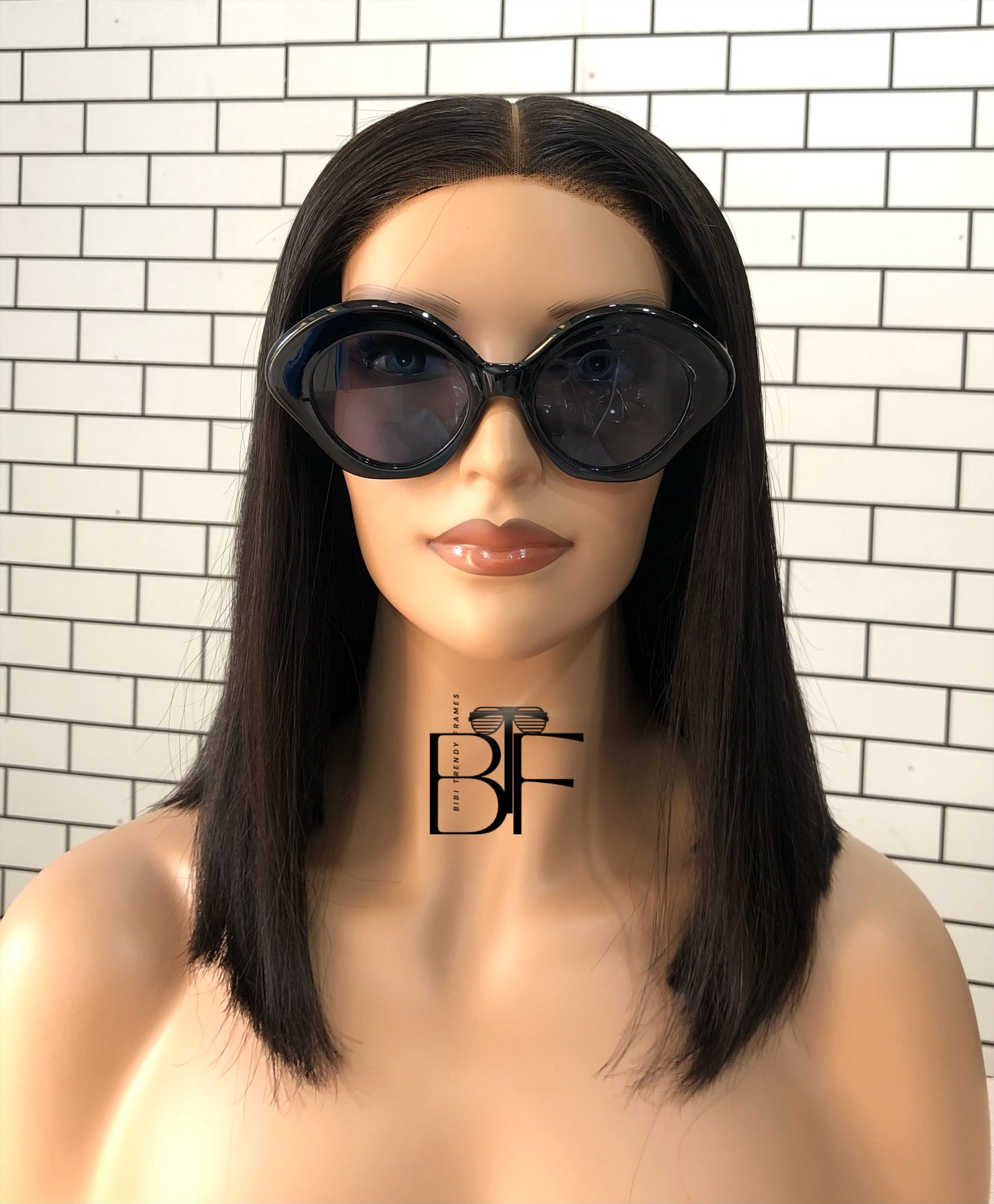 BTF-0098: Oversized Women Round Large Frame Celebrity Fashion Shades UV400