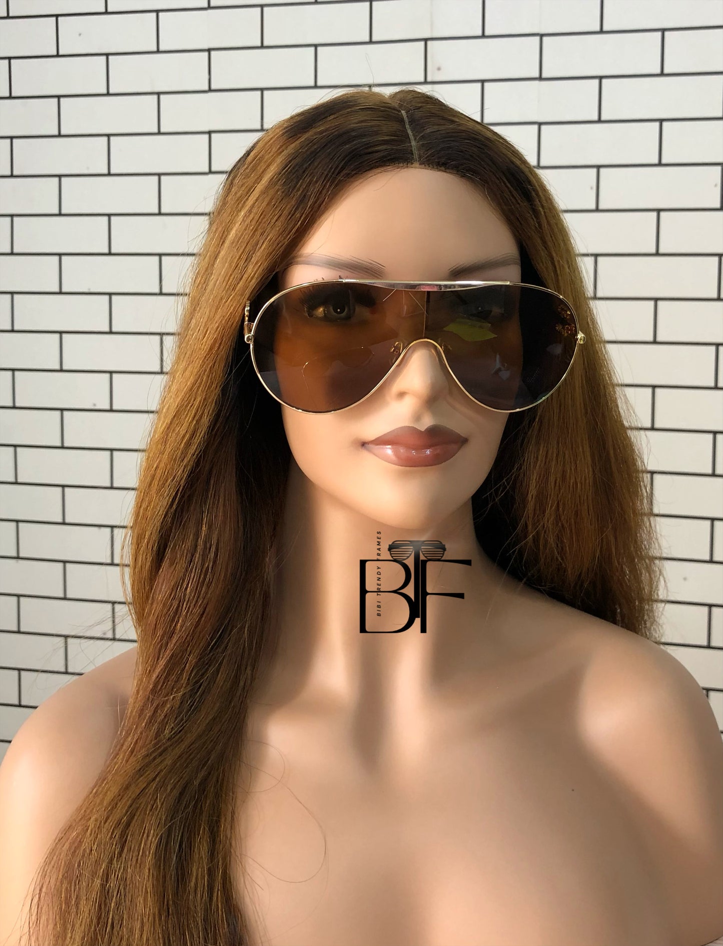 BTF-0127: Oversized Unisex Pilot Frameless Sunshade