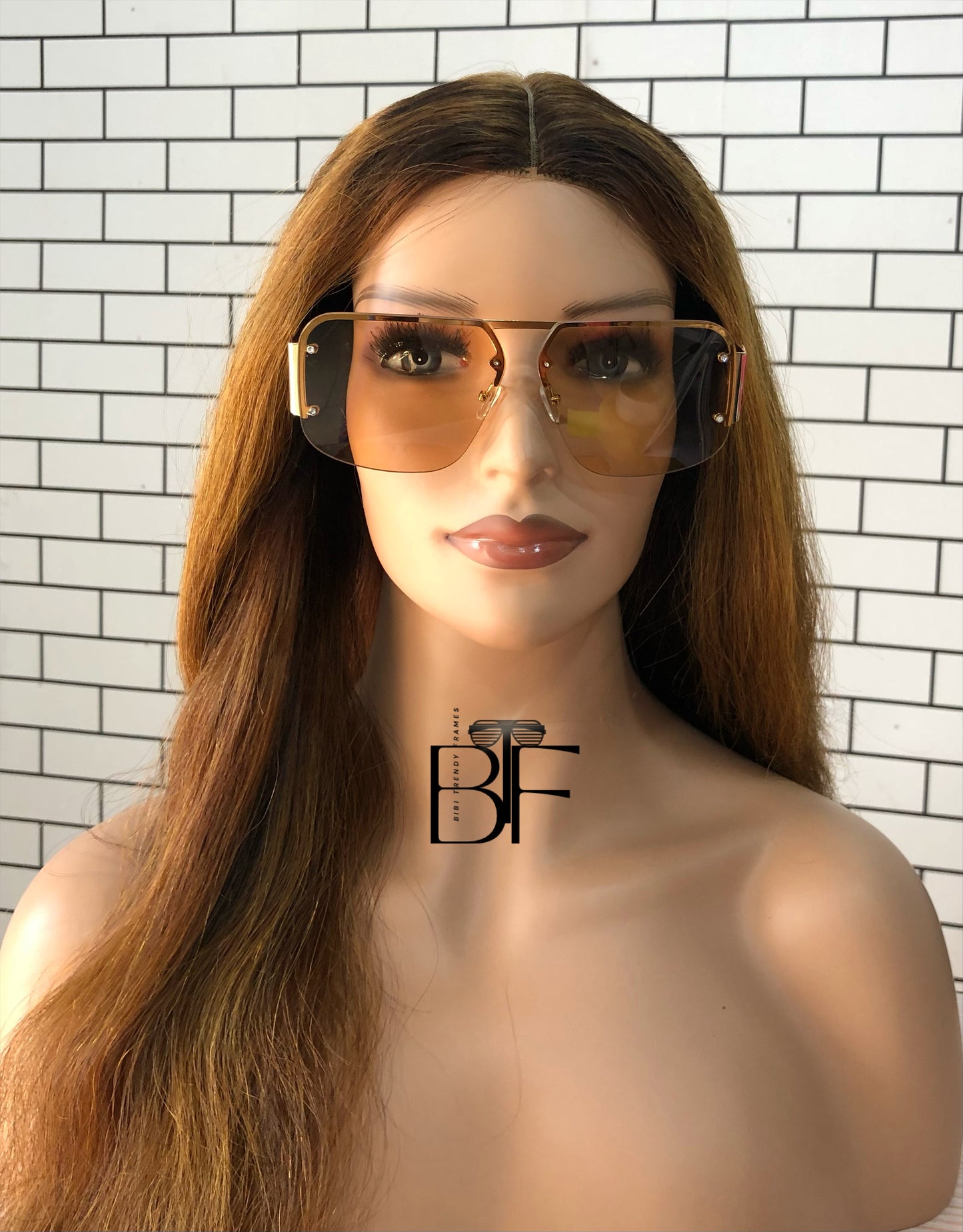 BTF-0119: Vintage Unisex Frameless Square Sunglasses