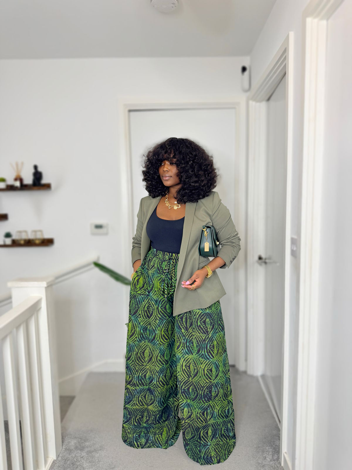 Abeni Oversided African Print Pants