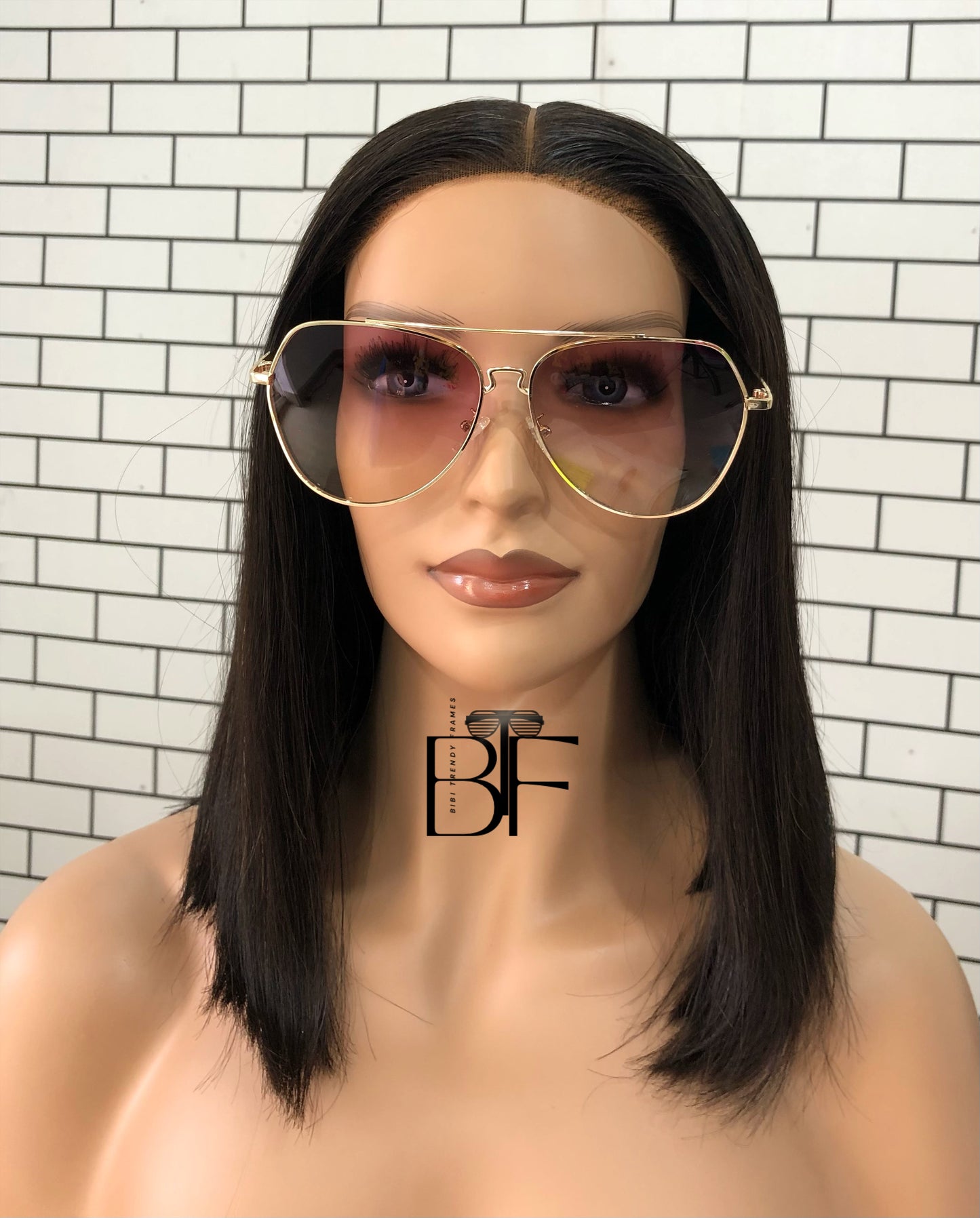 BTF-0091: Unisex Oversized Designer  Pilot Style Fashion Sunglasses