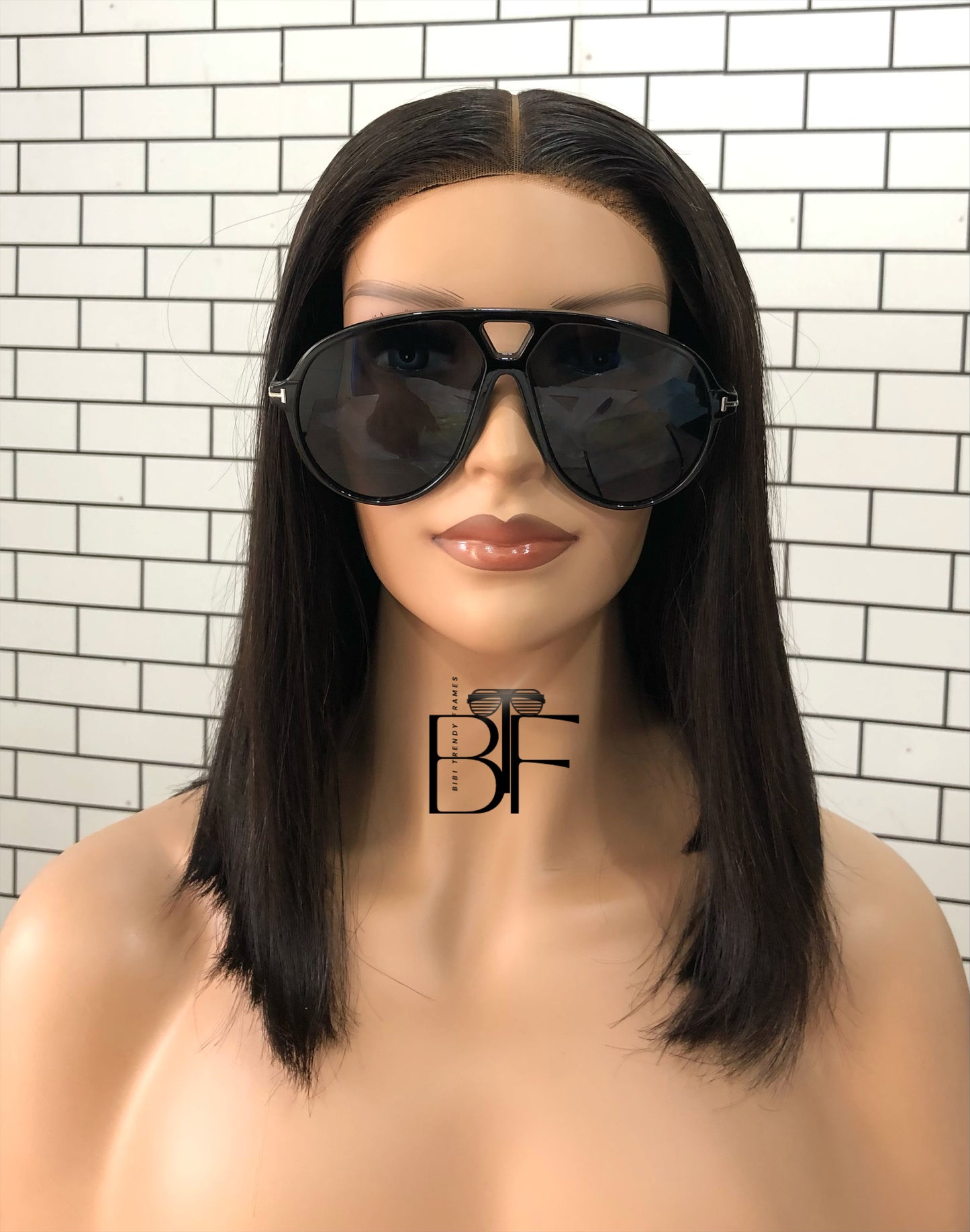 BTF-0092: Retro Oversized Pilot Sunglasses 90s Inspired