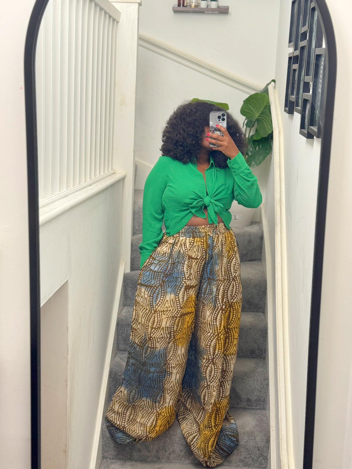 Abeni Oversided African Print Pants