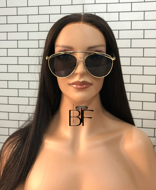 BTF-0089: Unisex Stylish Pilot Style Mirrored Sunglasses