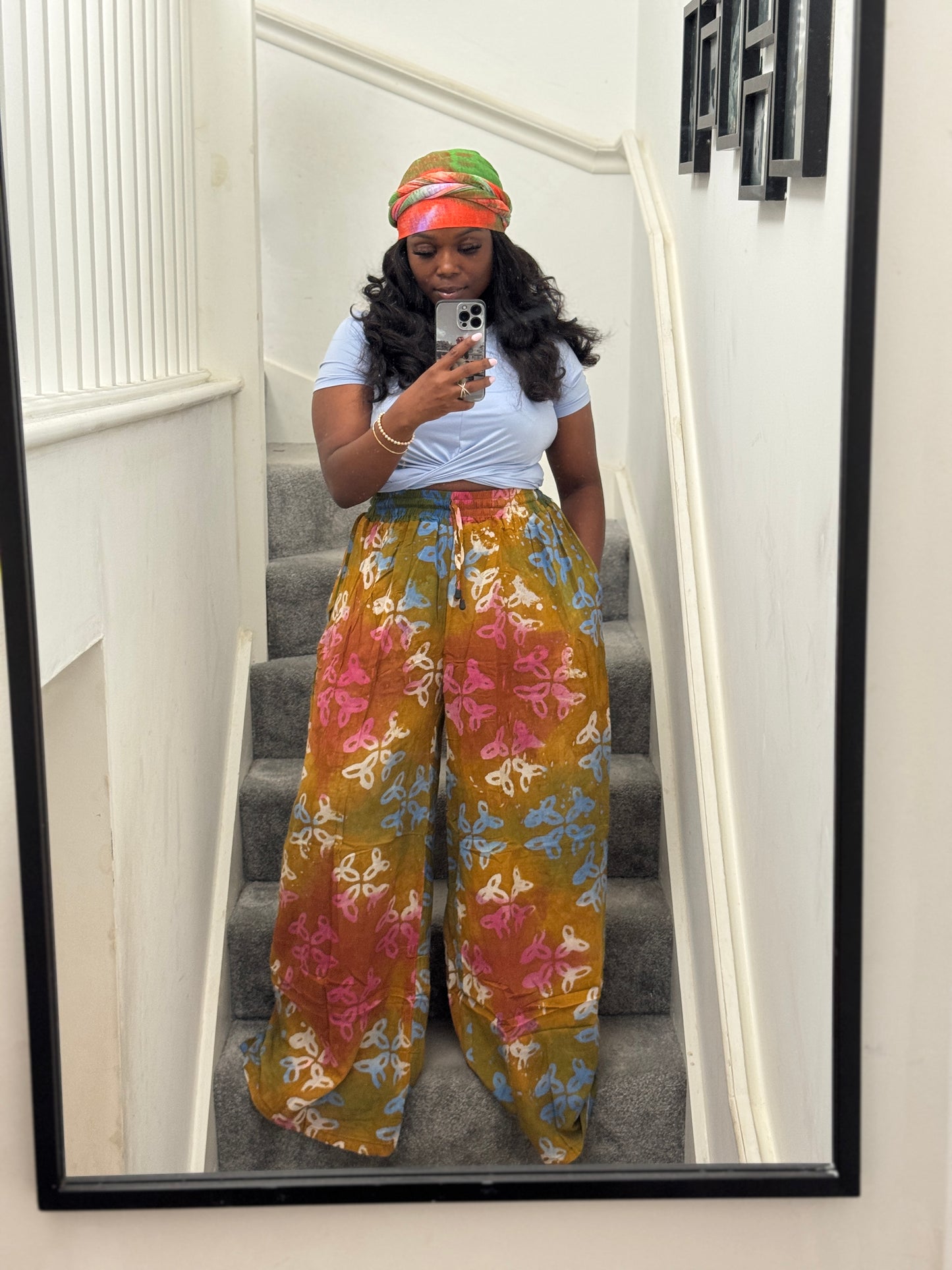 Abeni Oversided African Print Pants