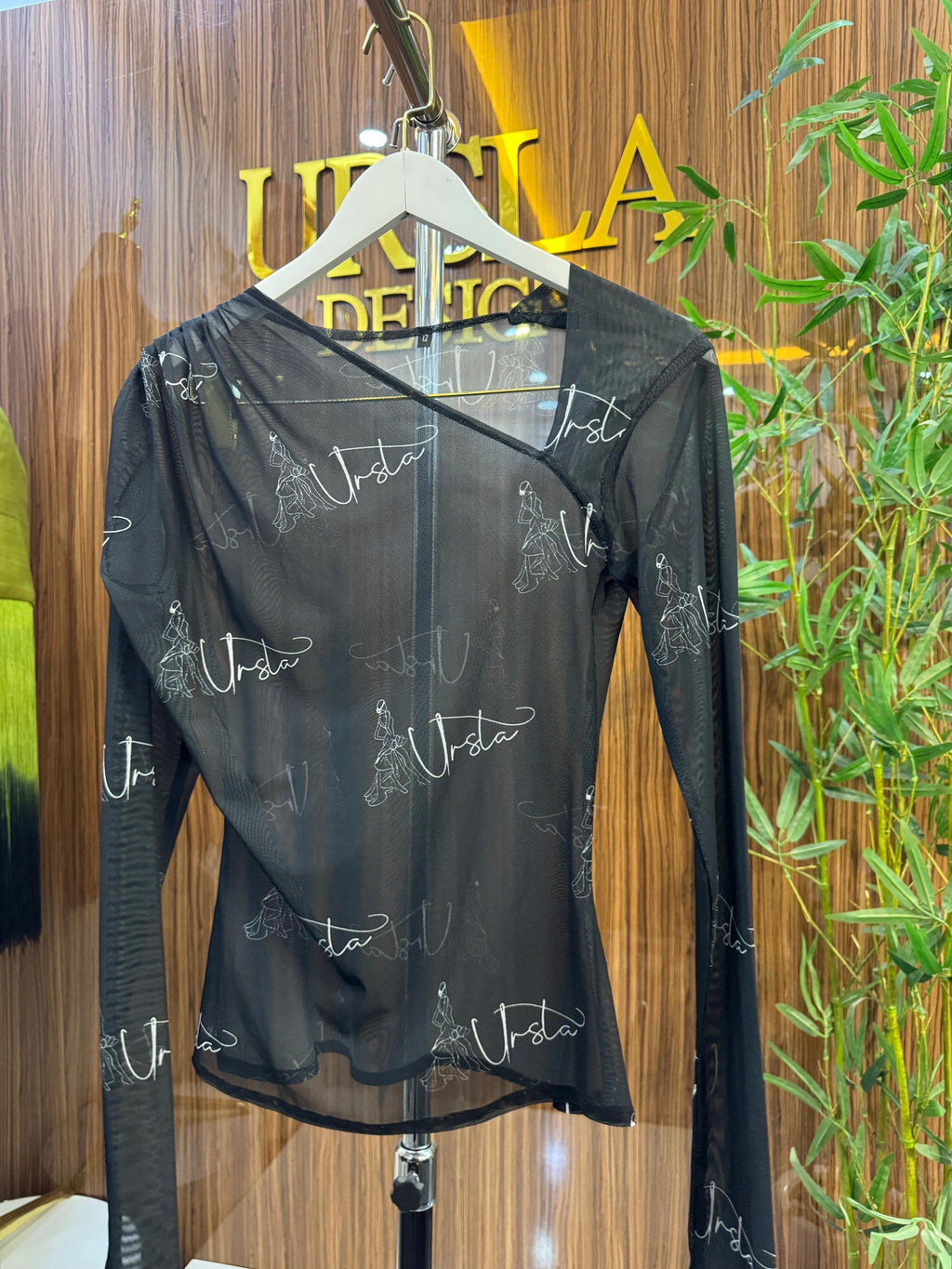 Erinma Asymetric Mesh Top