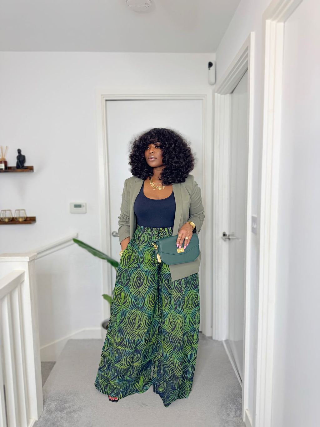 Abeni Oversided African Print Pants