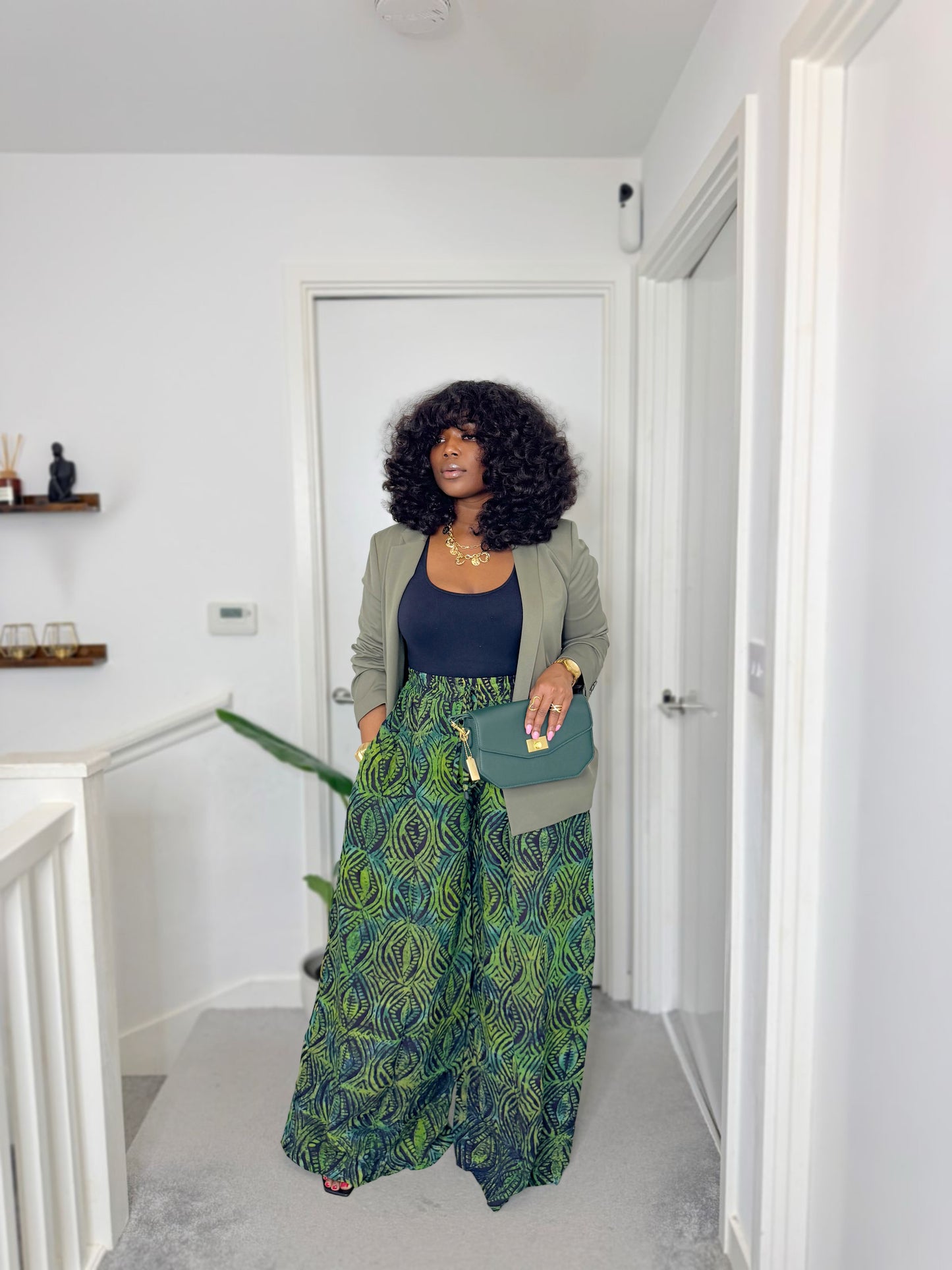 Abeni Oversided African Print Pants