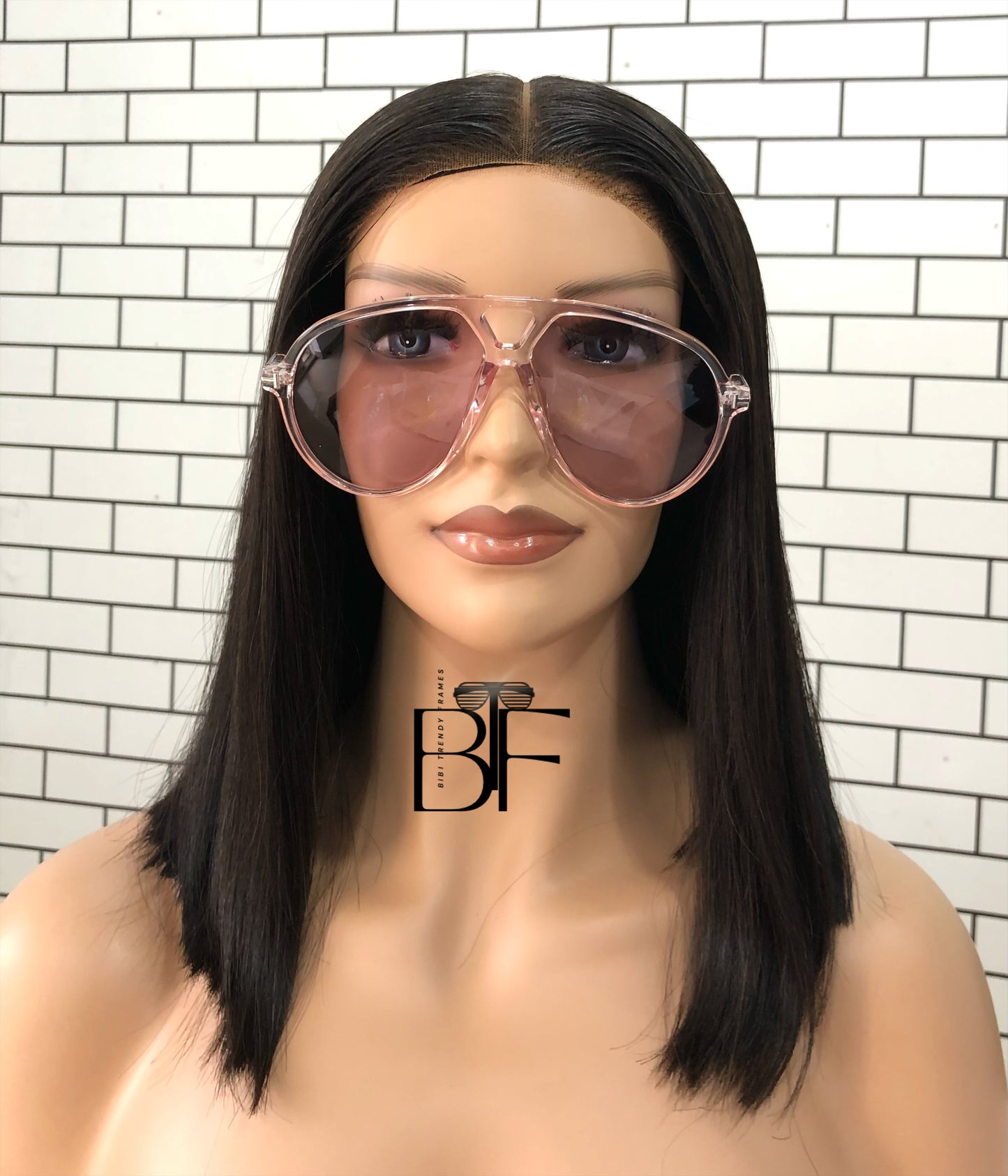 BTF-0092: Retro Oversized Pilot Sunglasses 90s Inspired