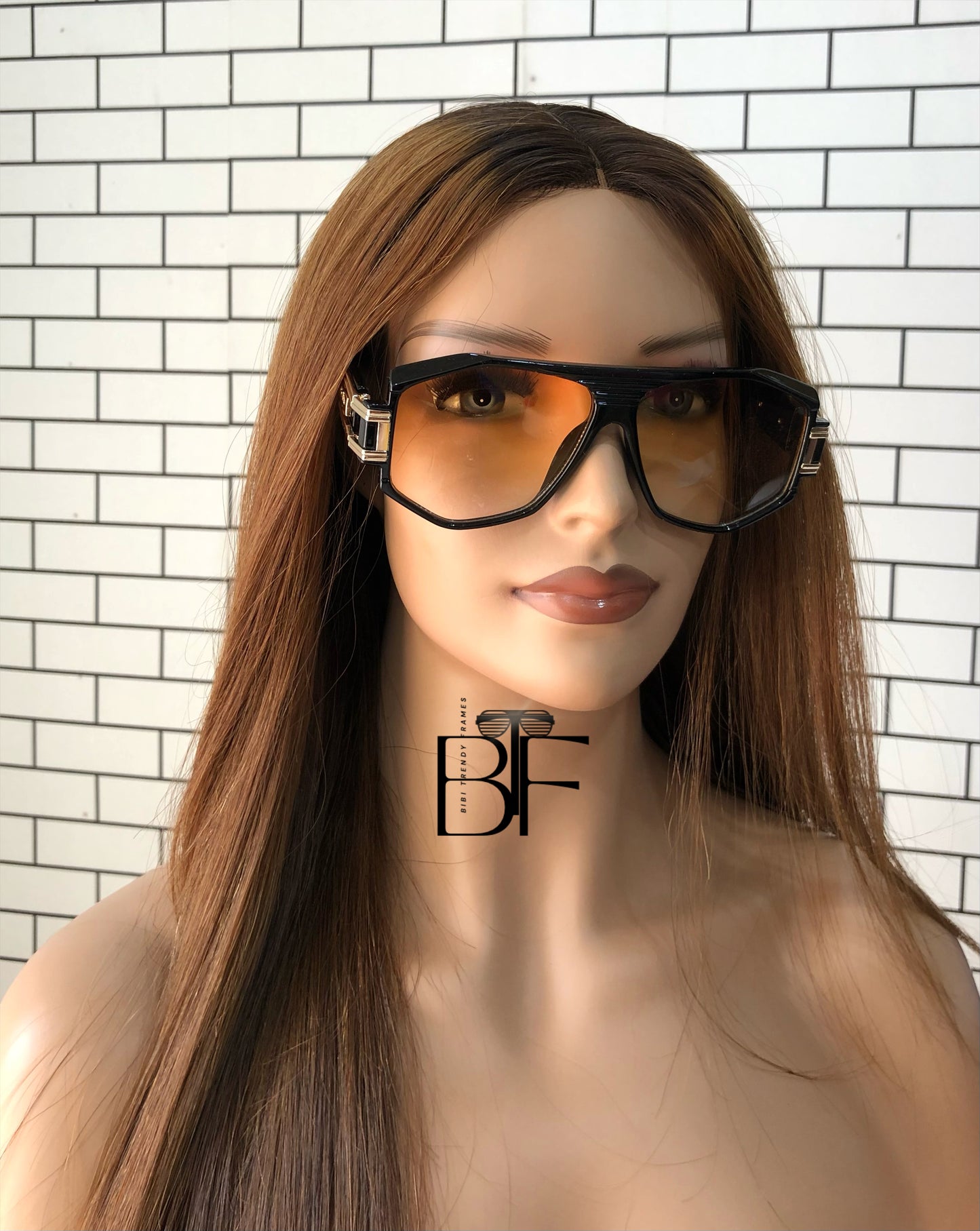 BTF-0110: Unisex Oversized Square Frame Sunglasses