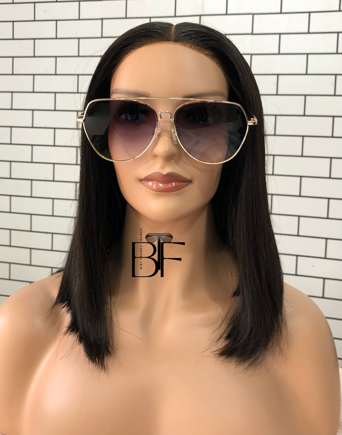 BTF-0091: Unisex Oversized Designer  Pilot Style Fashion Sunglasses