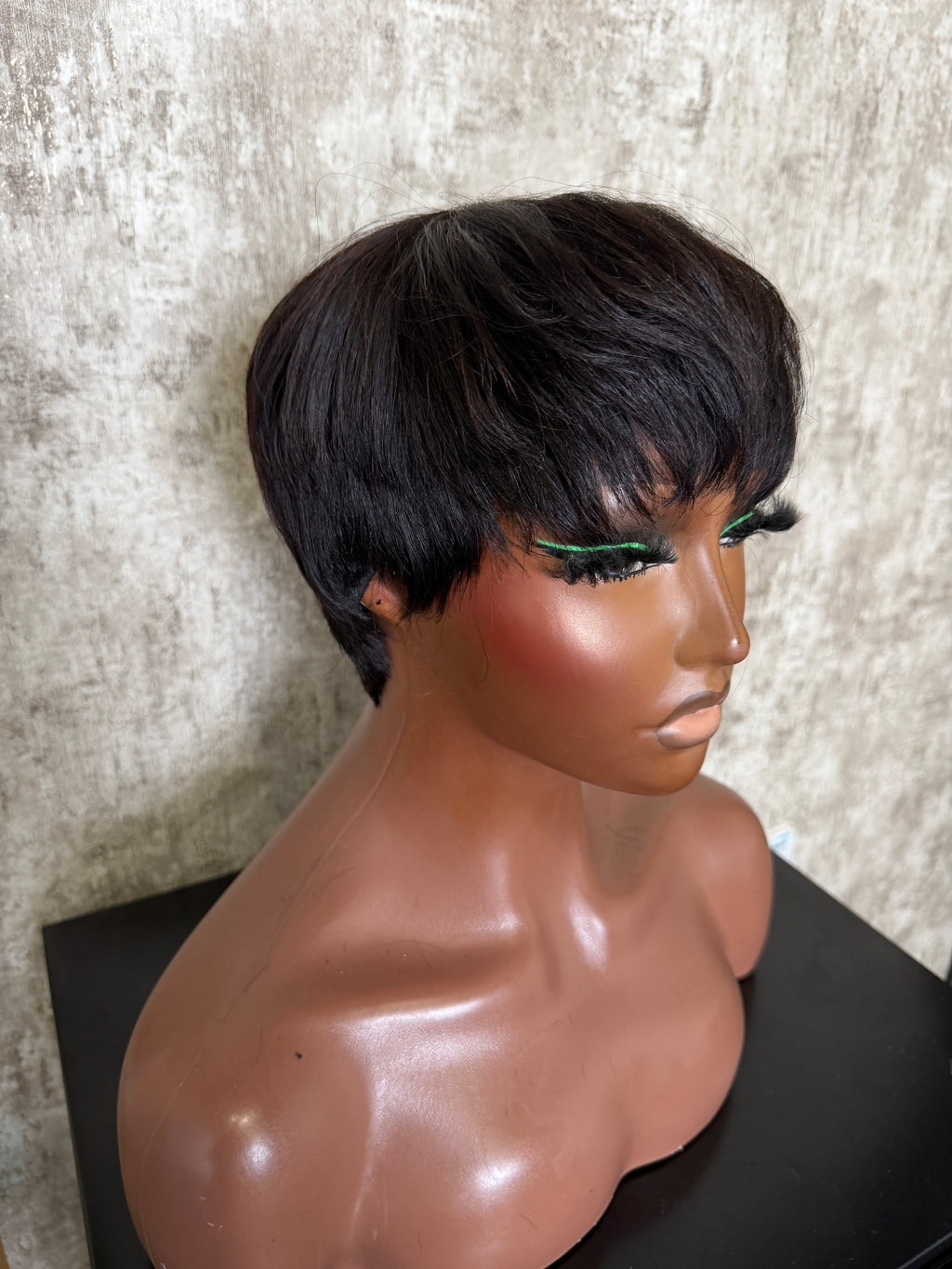 Pixie cut wig